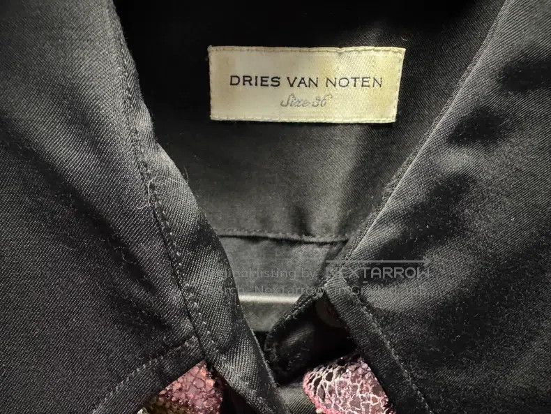 Dries Van Noten Dries Van Noten size：36 Black Shirt Size S / US 4 / IT 40 - 3 Thumbnail