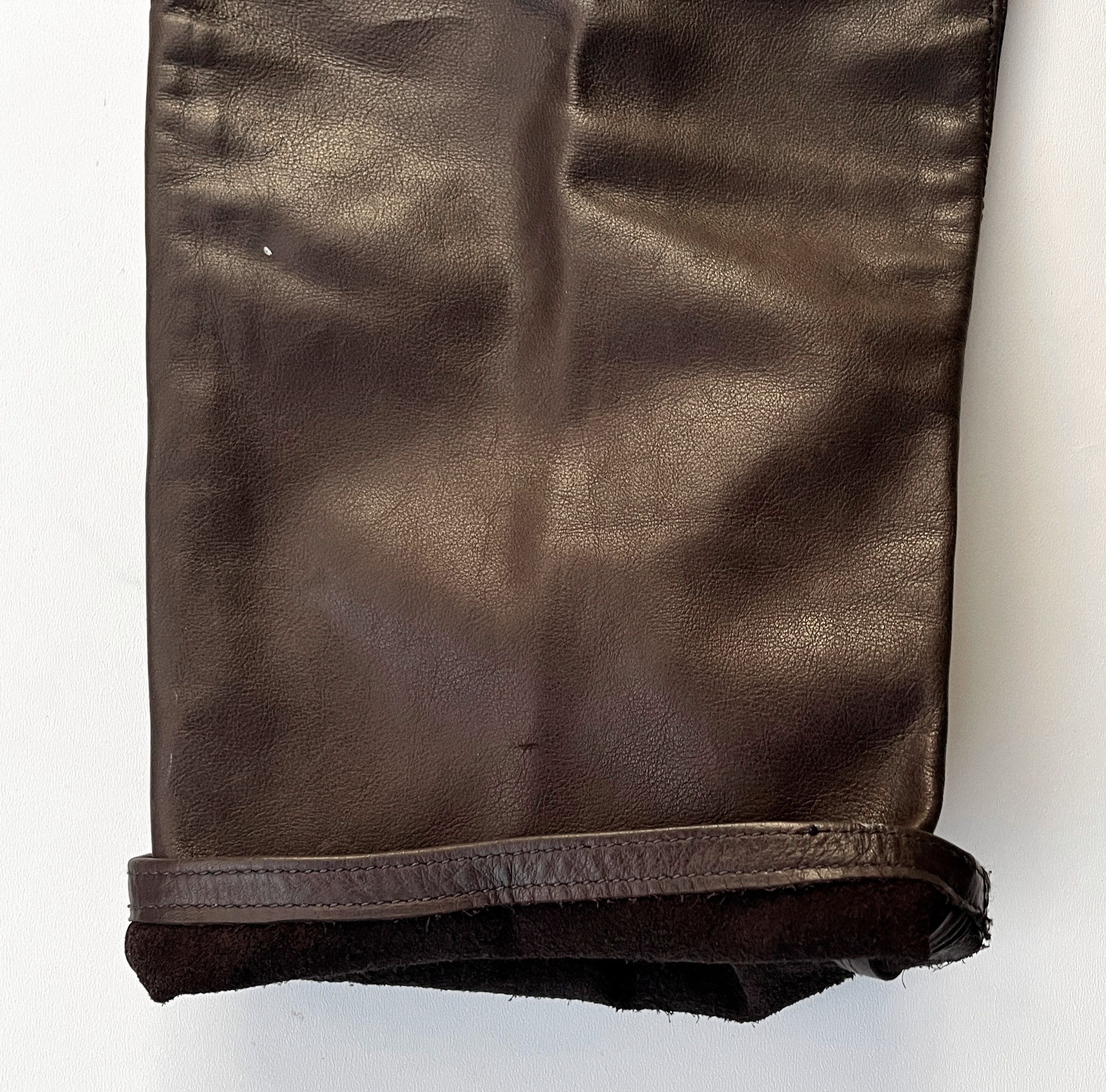 Leather Pants BLACK DIONISO sz. EU 48