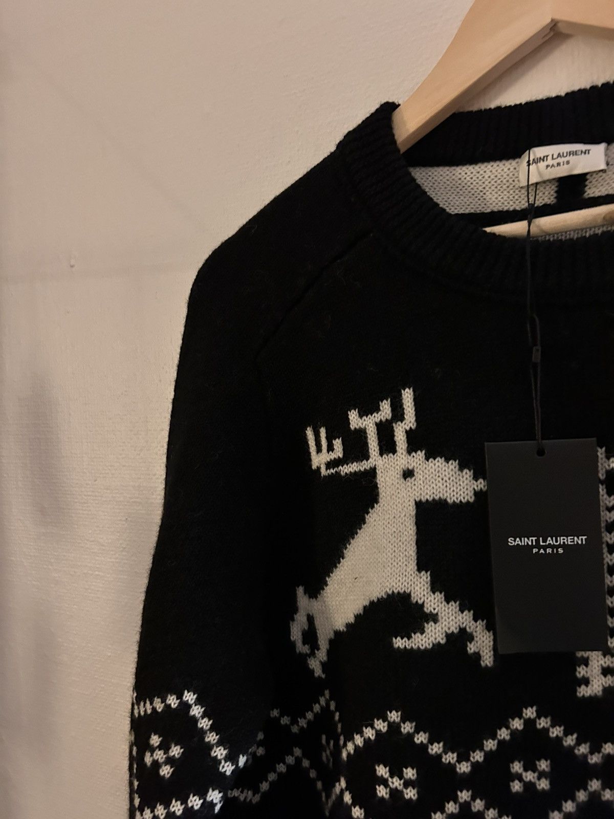 Saint Laurent Paris Saint Laurent Knit Sweater Size US M / EU 48-50 / 2 - 4 Thumbnail