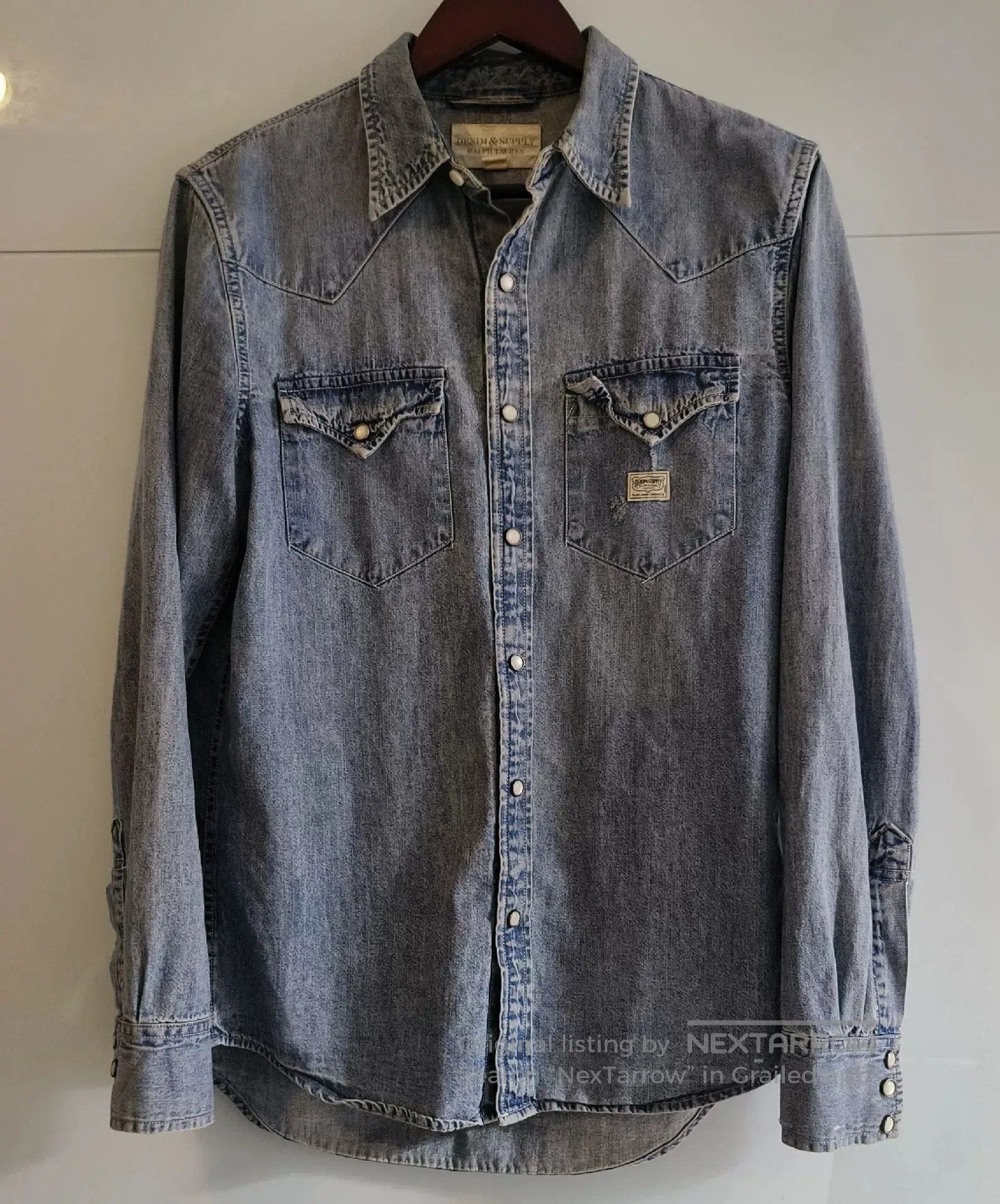 RRL Ralph Lauren Vintage Denim Supply RL Gradient Shirt. Size US S / EU 44-46 / 1 - 1 Thumbnail