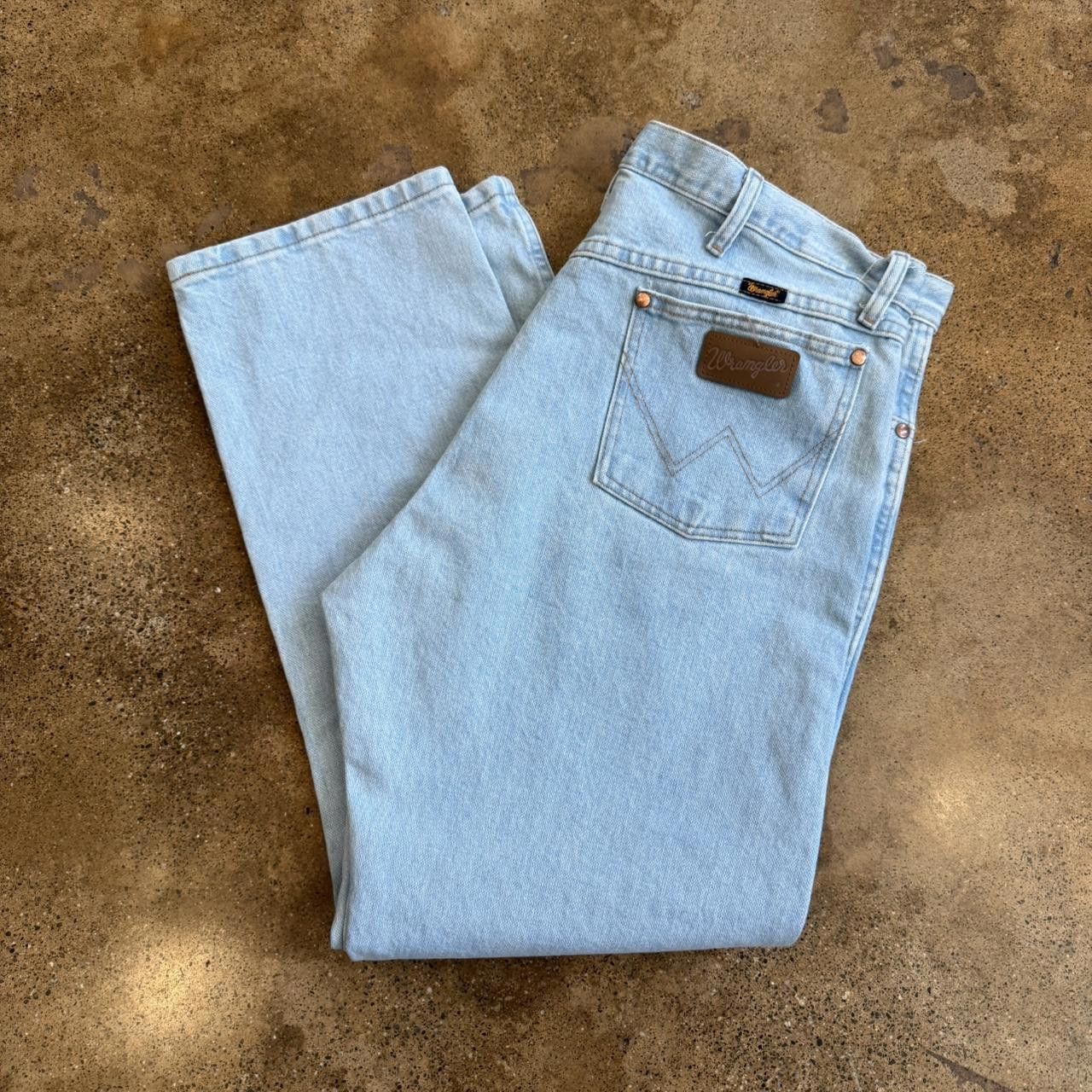 Wrangler Wrangler Men's Blue Jeans Size US 36 / EU 52 - 4 Thumbnail