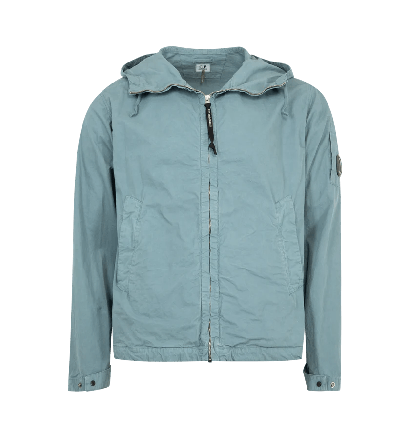 C.P. Company o1h1sh10526 Micro Reps Hooded Lens Jacket in Silver/Blue Size US M / EU 48-50 / 2 - 1 Thumbnail