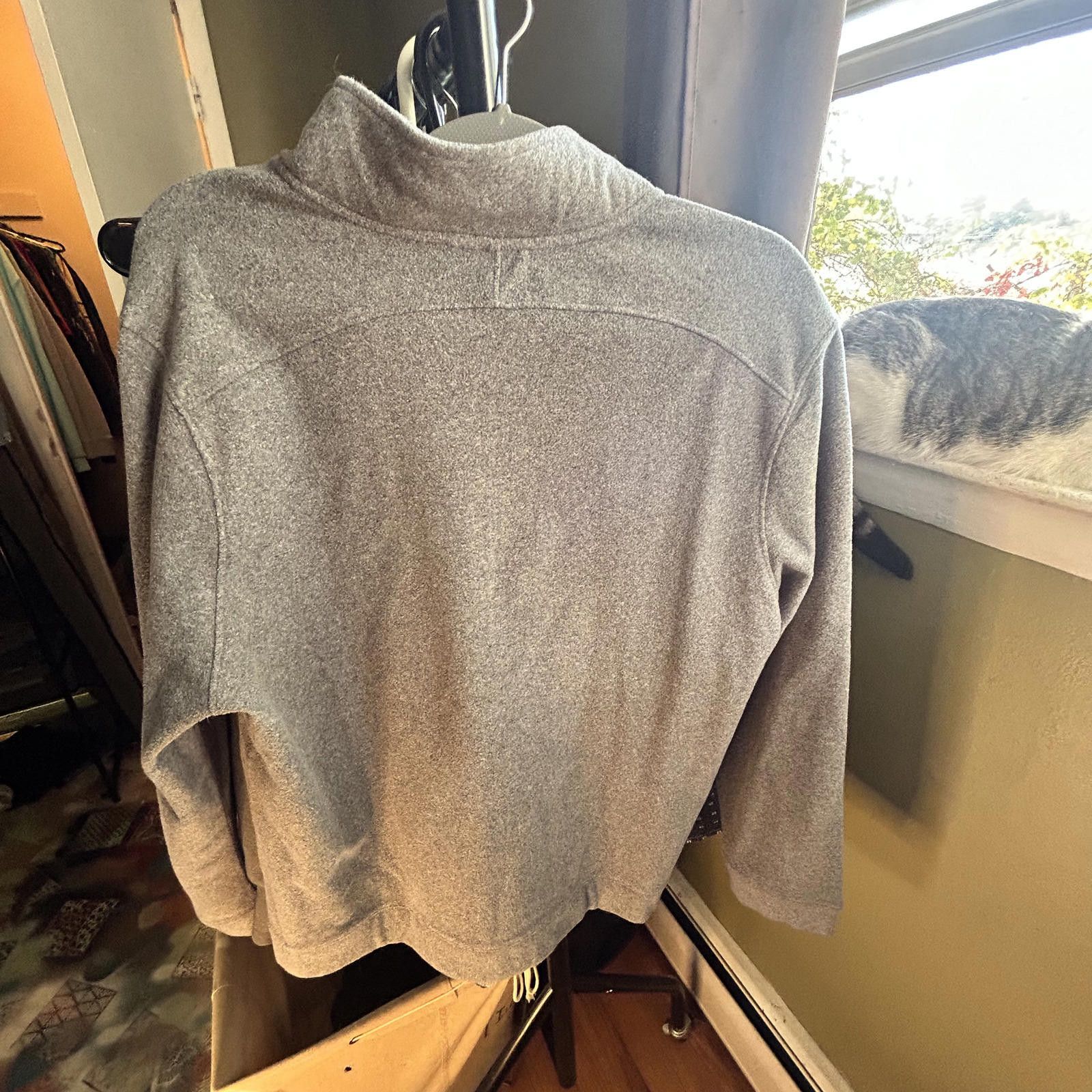 Other All in Motion Men's Gray Activewear Pullover Hoodie - Size L Size ONE SIZE - 4 Thumbnail