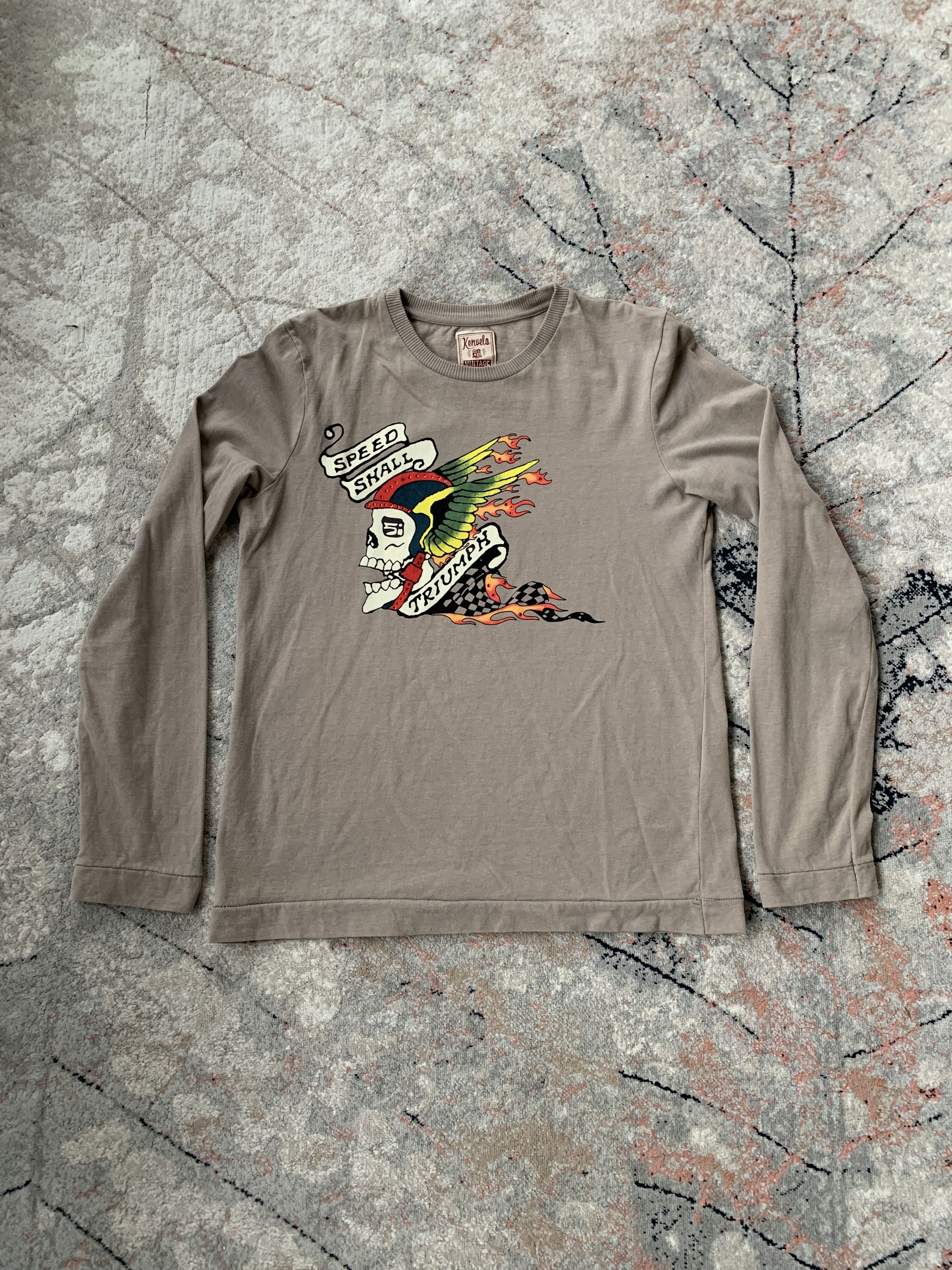 Japanese Brand × Vintage Vintage Kenvela Speed Shall Triumph Long Size US L / EU 52-54 / 3 - 1 Thumbnail