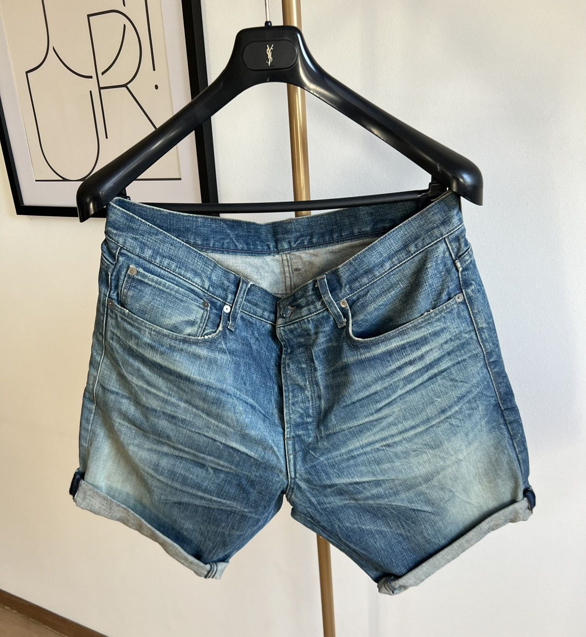 Helmut Lang Jeans shorts Helmut Lang made in usa vintage size M-L y2k Size US 36 / EU 52 - 1 Thumbnail