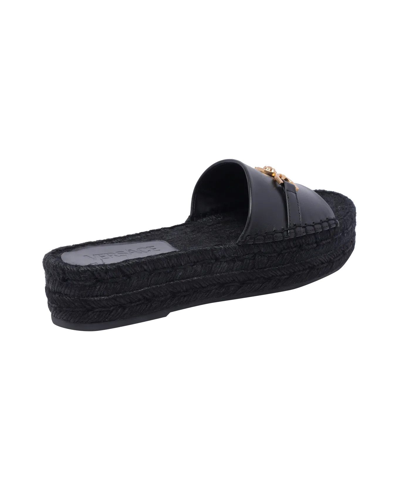 Versace o1y0226 Flats in Black Size US 6 / IT 36 - 3 Thumbnail