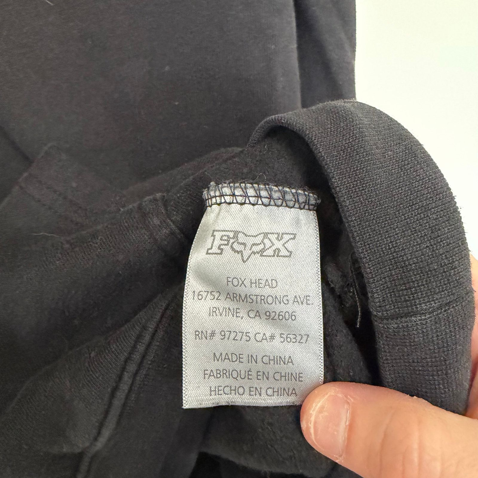 Fox Racing Fox Racing Y2K Black Spell Out Hoodie Sz M Size US M / EU 48-50 / 2 - 3 Thumbnail