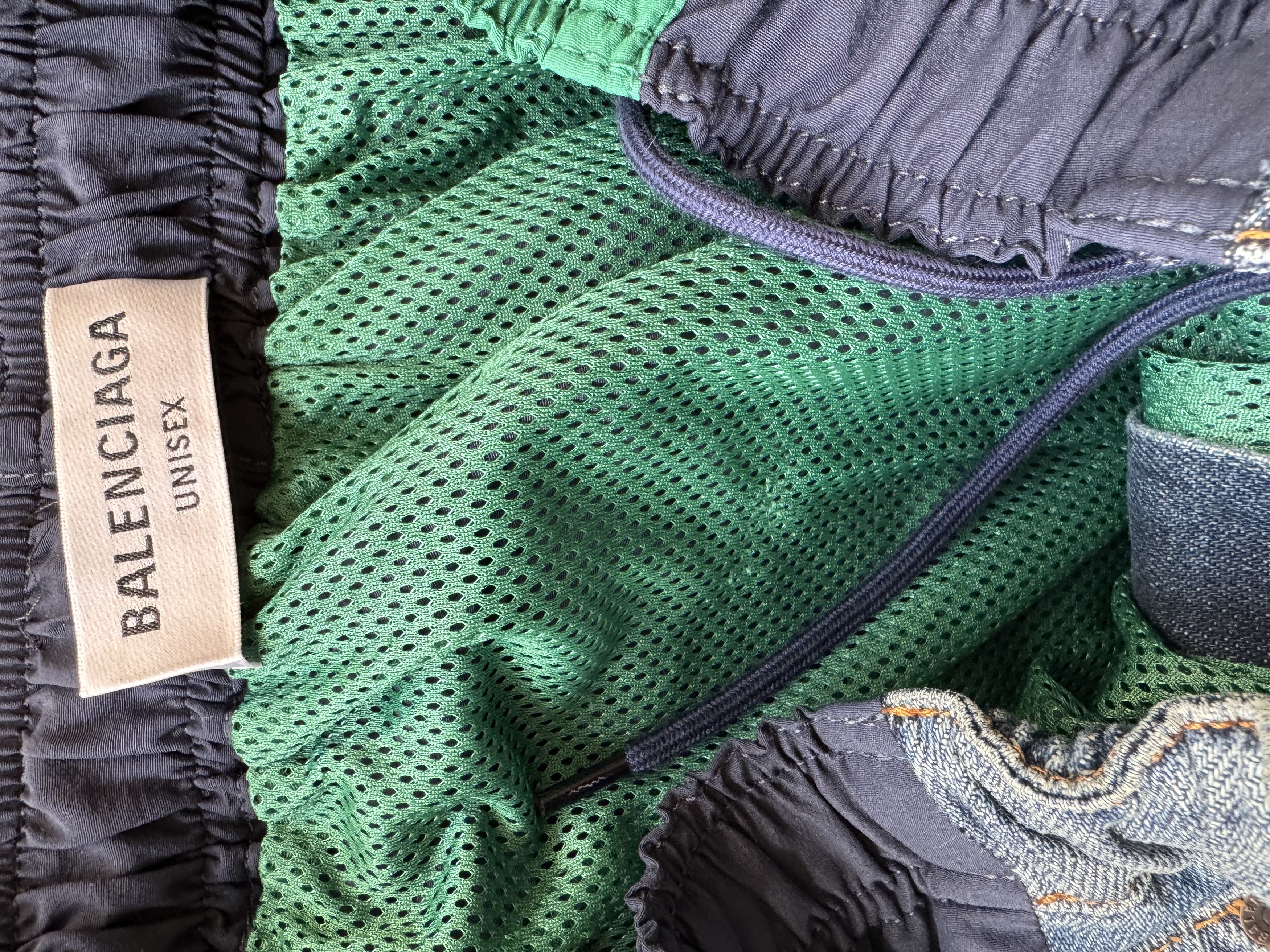 Balenciaga Balenciaga Hybrid Jeans x Track Pants Green Size US 32 / EU 48 - 13 Thumbnail