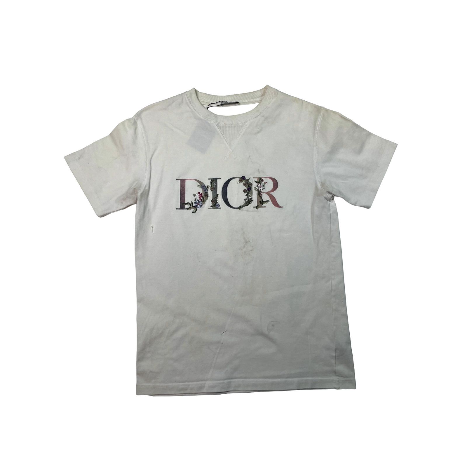 Dior Floral White Tee