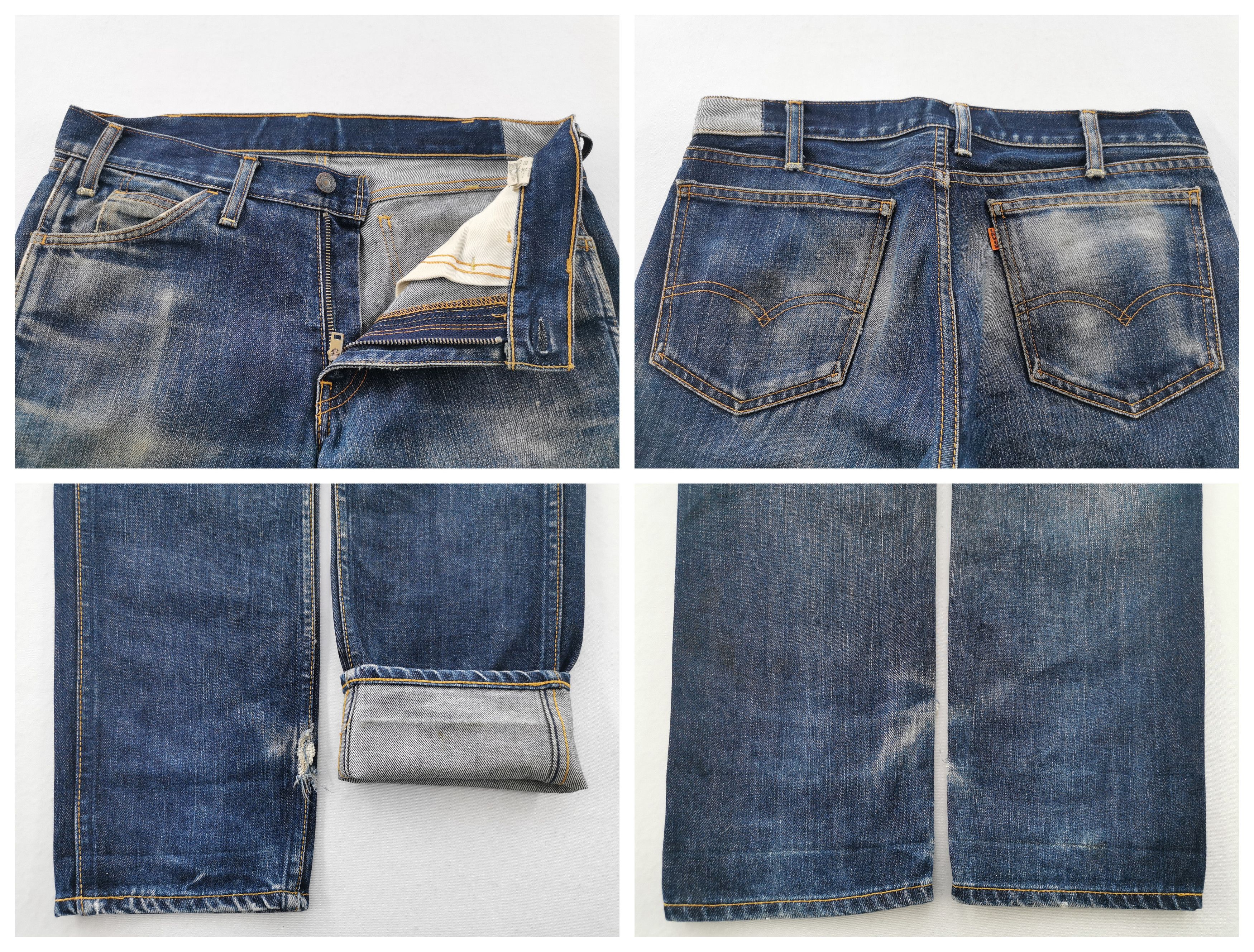 Levi's Distressed VTG 90s Levis 606 Big E Orange Tab Made In Japan Size US 30 / EU 46 - 8 Thumbnail