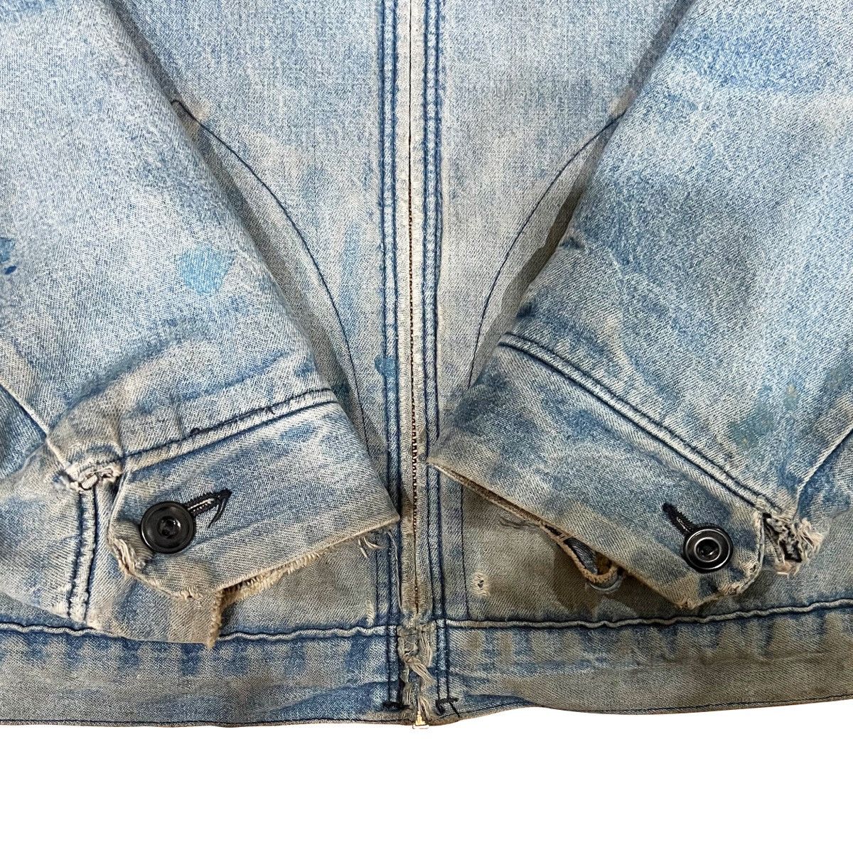 Vintage × Wrangler 80's Big Ben Wranglers Chore Barn Denim Jacket Size US S / EU 44-46 / 1 - 6 Thumbnail