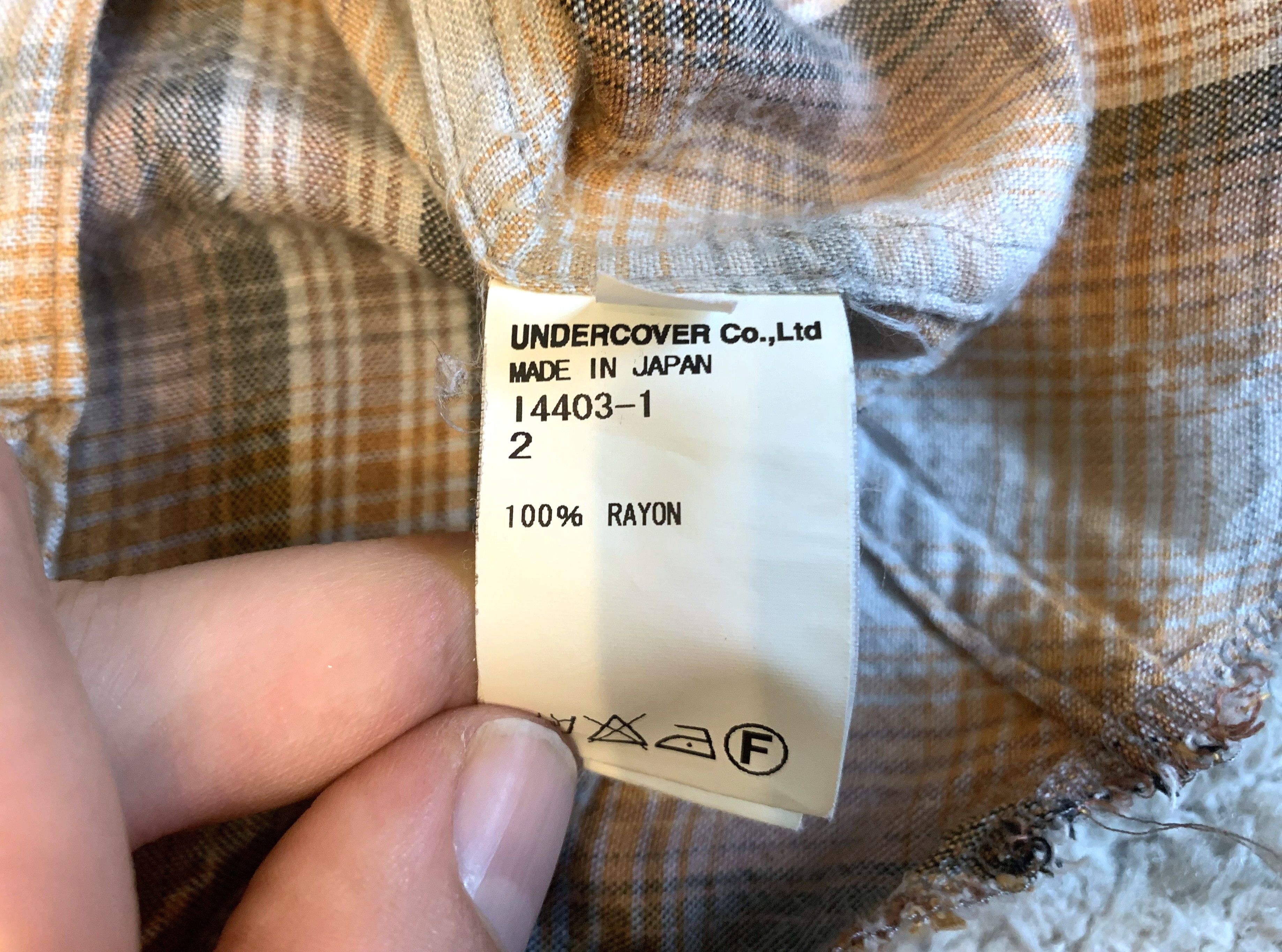 Undercover Undercover 2012ss layered plaid shirt, size 2 (fits M) Size US M / EU 48-50 / 2 - 7 Thumbnail