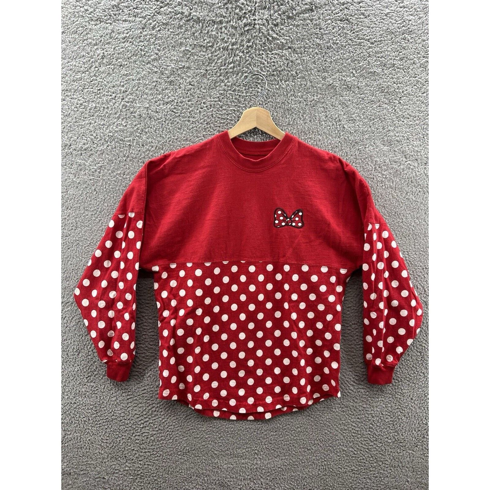 Disney Disney Parks Spirit Jersey Minnie Polka Dot Womens Sz XS Size XS / US 0-2 / IT 36-38 - 1 Thumbnail