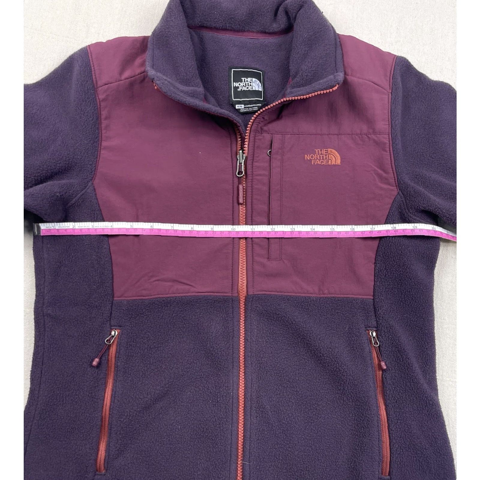 The North Face VINTAGE The North Face Denali Fleece Jacket Womens Size Medium Full Zip Ski Purple Size M / US 6-8 / IT 42-44 - 4 Thumbnail