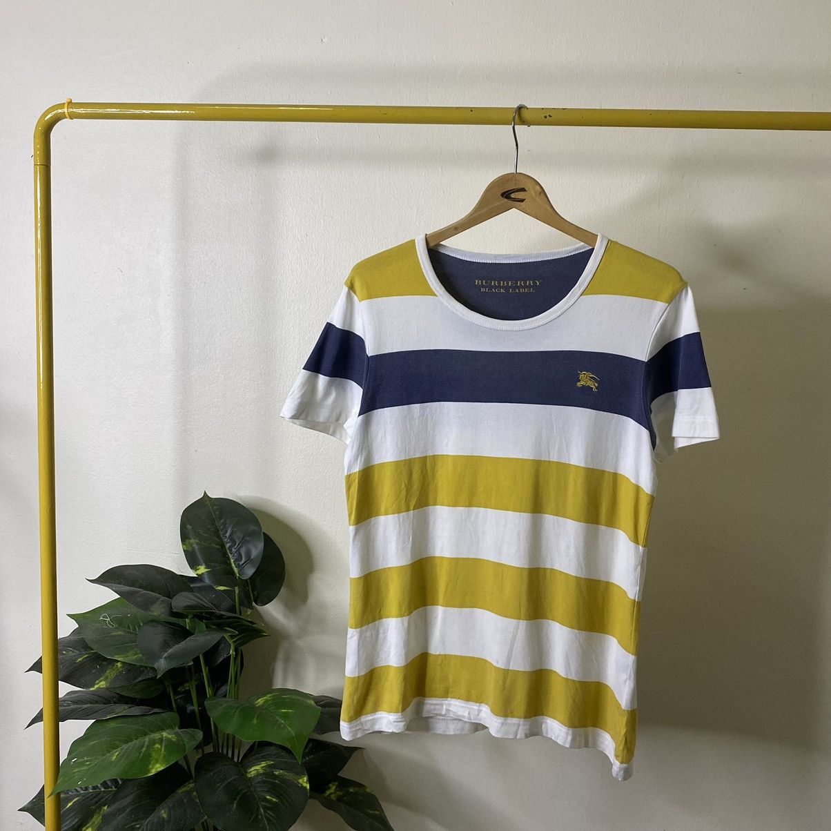 Burberry Burberry Black Label Stripes Tee Size US S / EU 44-46 / 1 - 1 Thumbnail