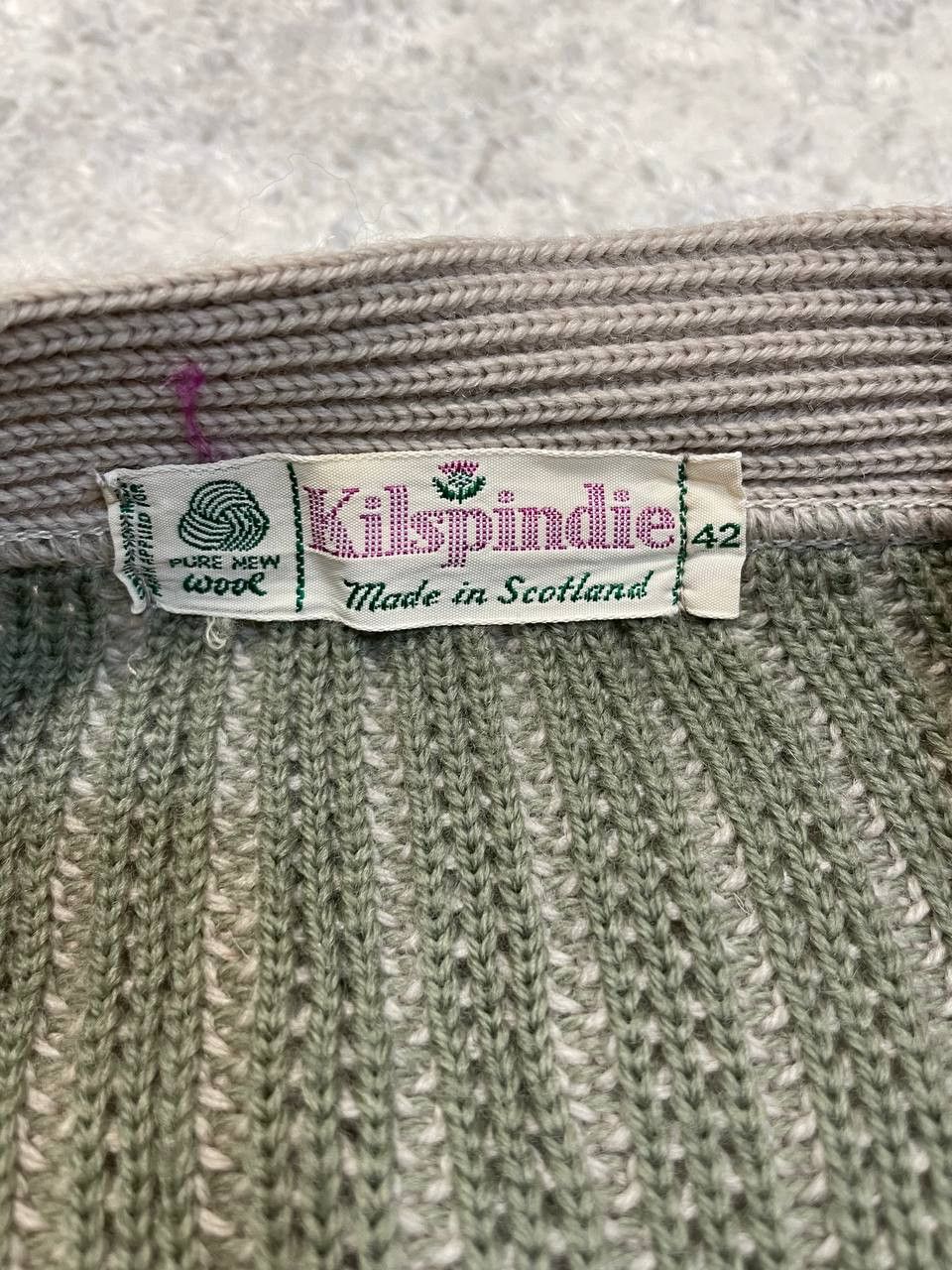 Other Vintage Kilspindie Knitted Cardigan Scotland Wool Size L / US 10 / IT 46 - 10 Thumbnail