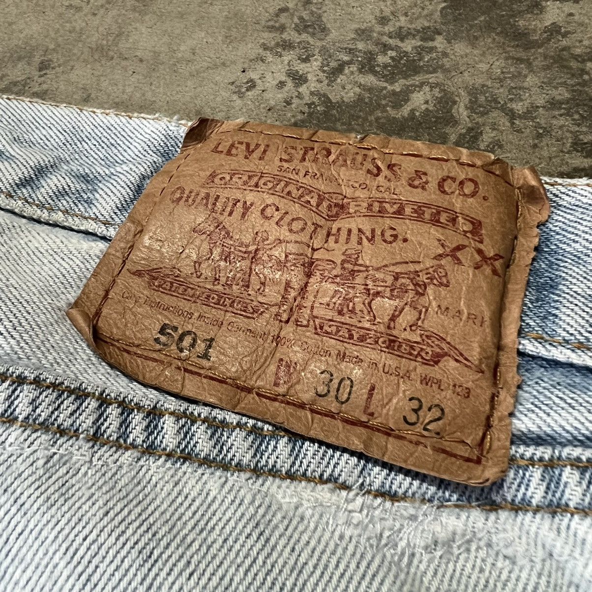 Levi's × Levi's Vintage Clothing × Vintage Vintage 90’s Levi’s 501 🇺🇸 Straight-Leg Women’s Denim Jeans Size 29" - 3 Thumbnail