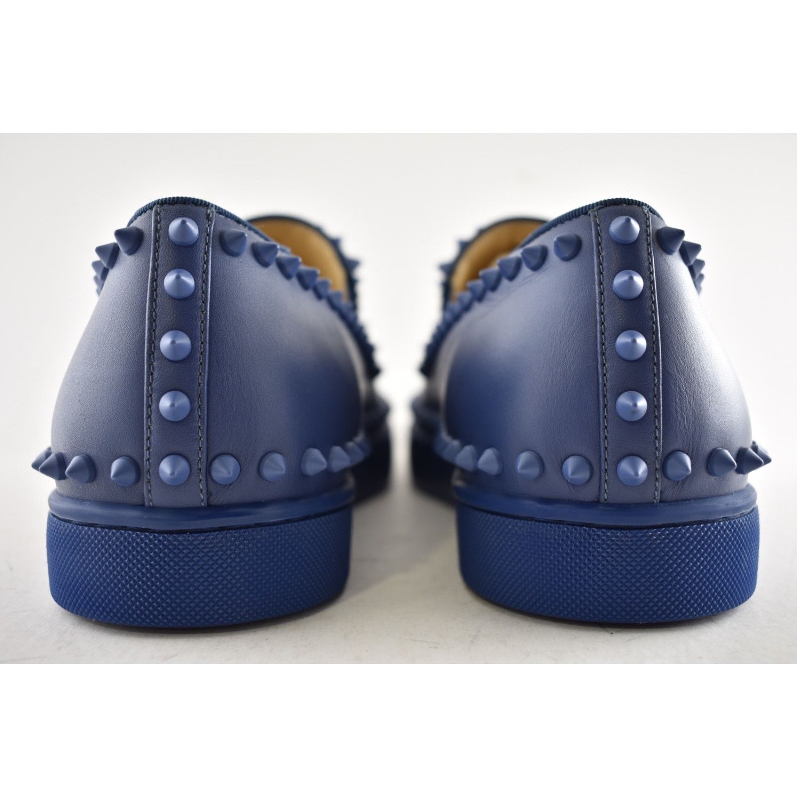 Christian Louboutin Christian Louboutin Pik Boat Flat Orage Blue Spikes 43.5 Size US 10.5 / EU 43-44 - 10 Thumbnail