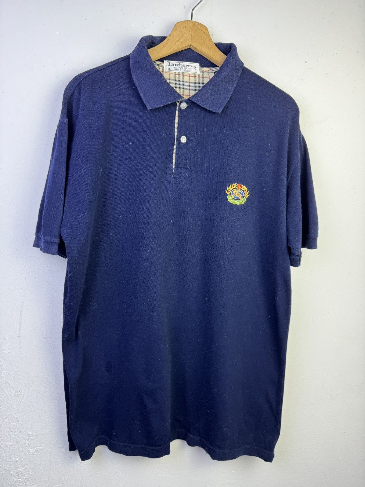 Burberry Vintage Burberrys Polos Shirt Size US XL / EU 56 / 4 - 2 Thumbnail