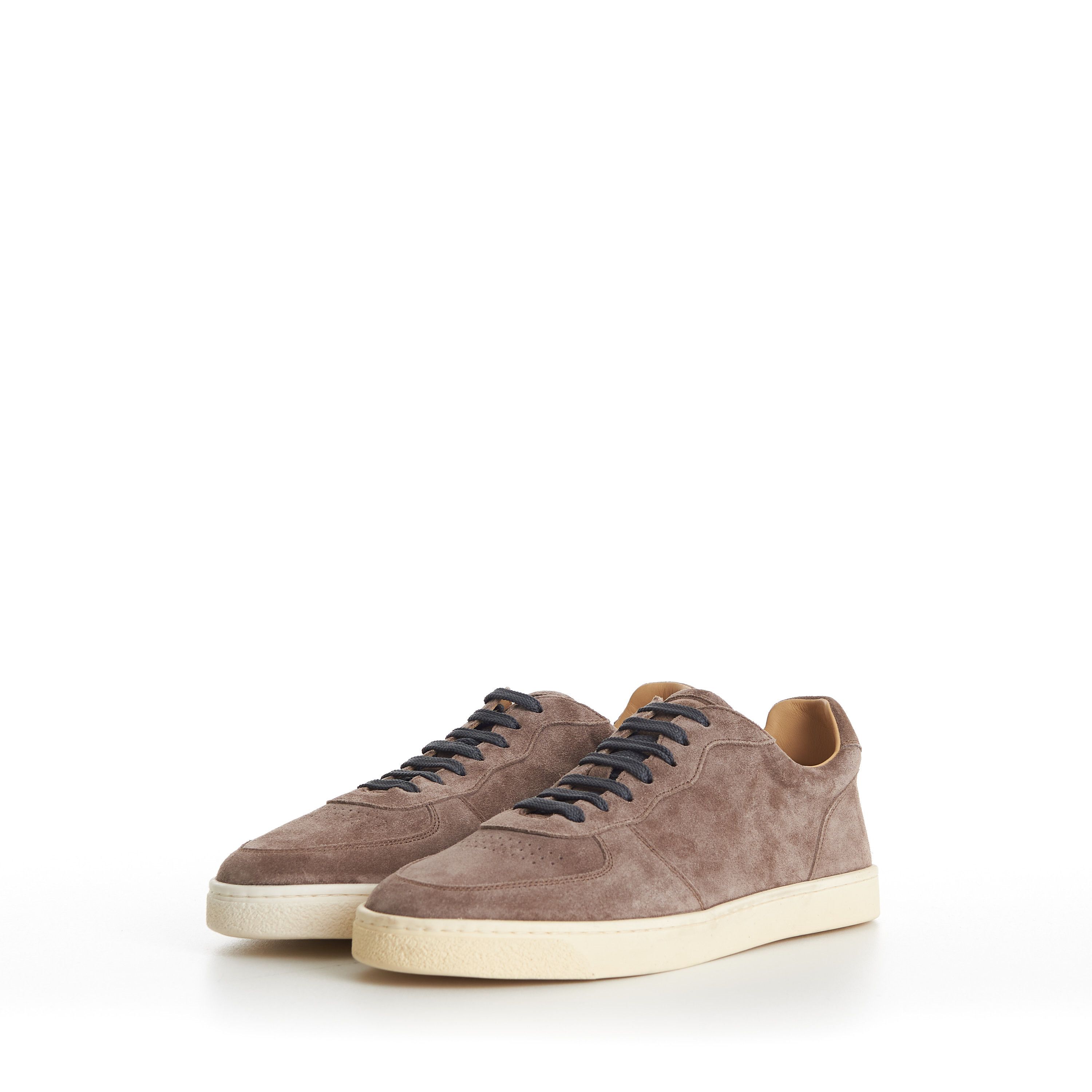 Brunello Cucinelli Suede Sneakers With Natural Rubber Sole (Discolored soles) Size US 10 / EU 43 - 4 Thumbnail
