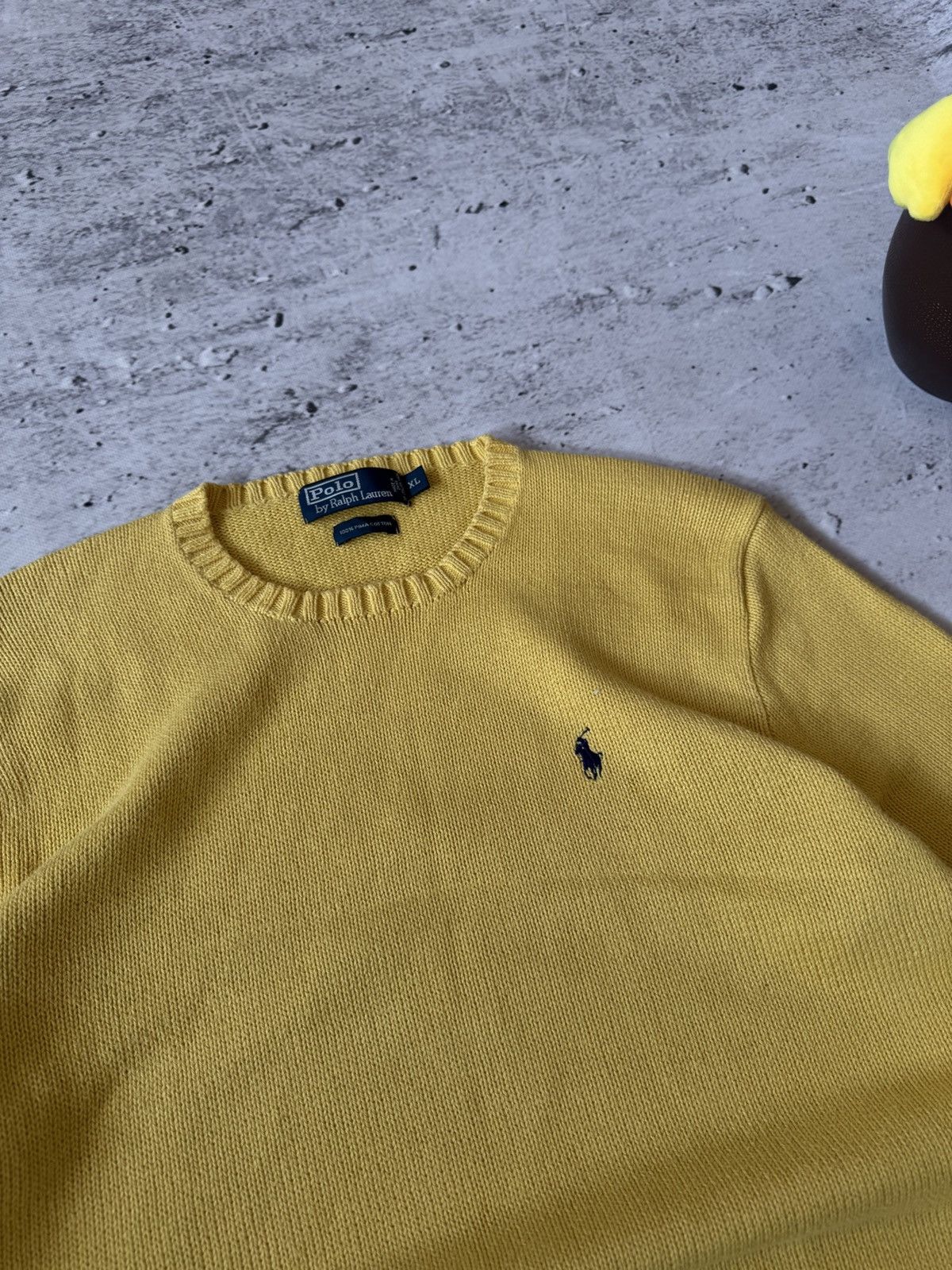 Polo Ralph Lauren × Vintage POLO RALPH LAUREN VINTAGE BASIC LOGO OVERSIZE BAGGY SWEATER Size US XL / EU 56 / 4 - 3 Thumbnail