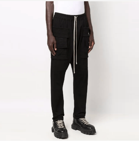 Rick Owens Drkshdw Rick Owens DRKSHDW Black Cargo Pants Men's Size M Size US 28 / EU 44 - 8 Thumbnail