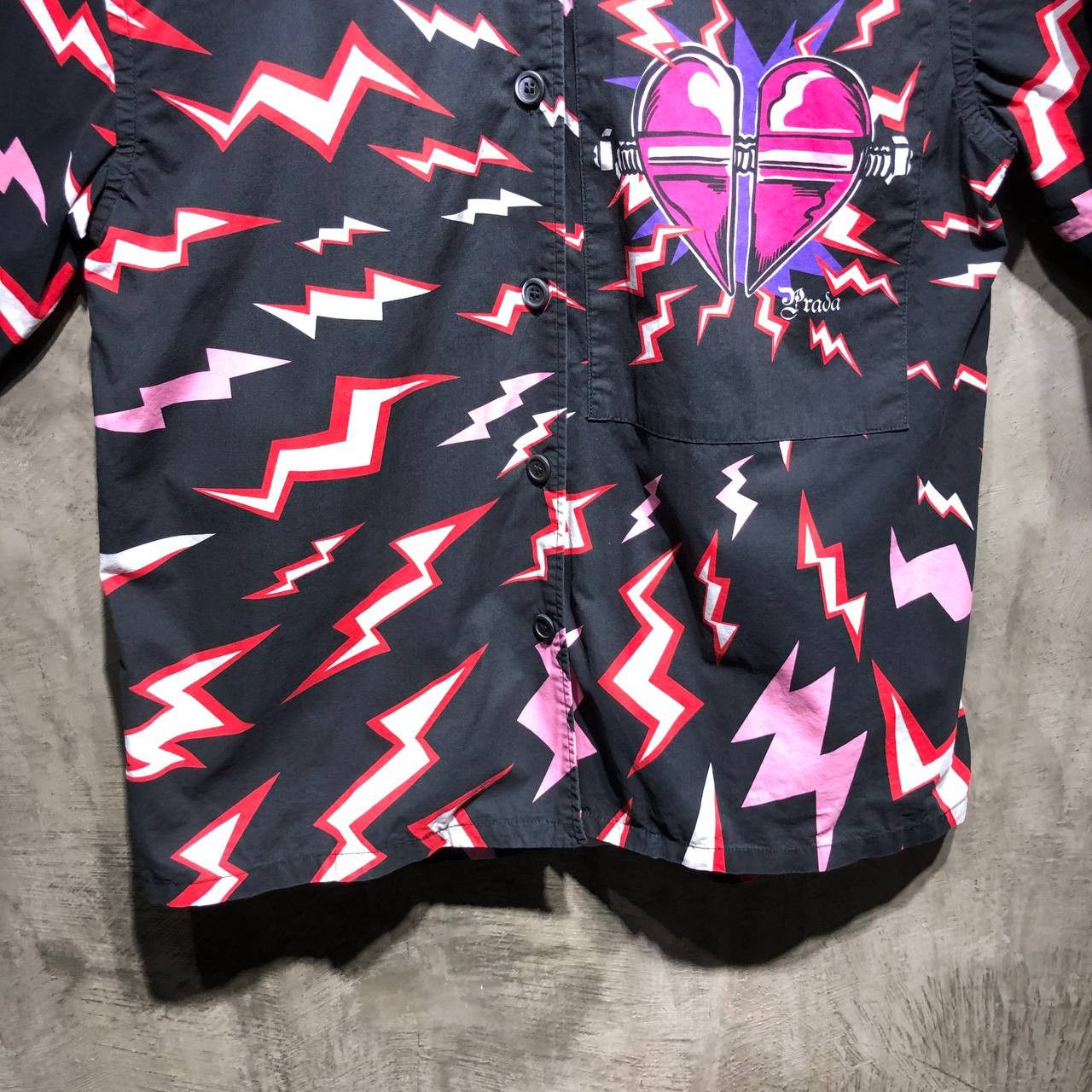 Prada Prada Frankenstein Lighting bolt bowling shirt Size US M / EU 48-50 / 2 - 4 Thumbnail