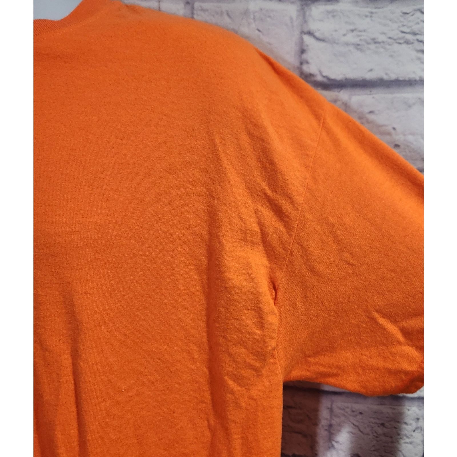 Gildan Gildan Bright Orange Crew Neck Short Sleeves T Shirt XL Size US XL / EU 56 / 4 - 2 Thumbnail