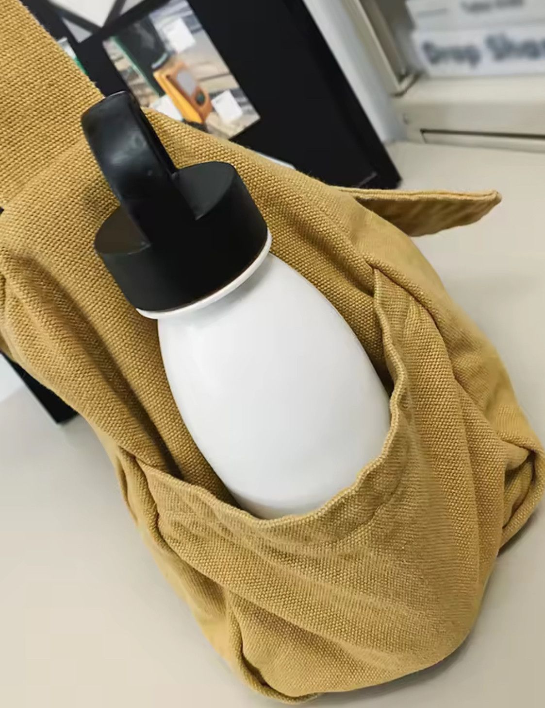Japanese Brand Workwear School Canvas Shoulder Bag Large Messenger Bag Size ONE SIZE - 4 Thumbnail