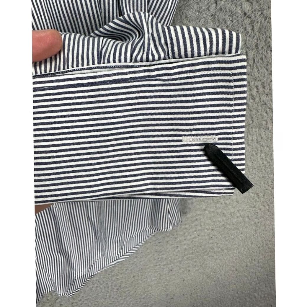 Polo Ralph Lauren Polo Ralph Lauren Mens Dress Shirt Philip Blue White Striped Button Up 15.5 33 Size 42R - 6 Thumbnail