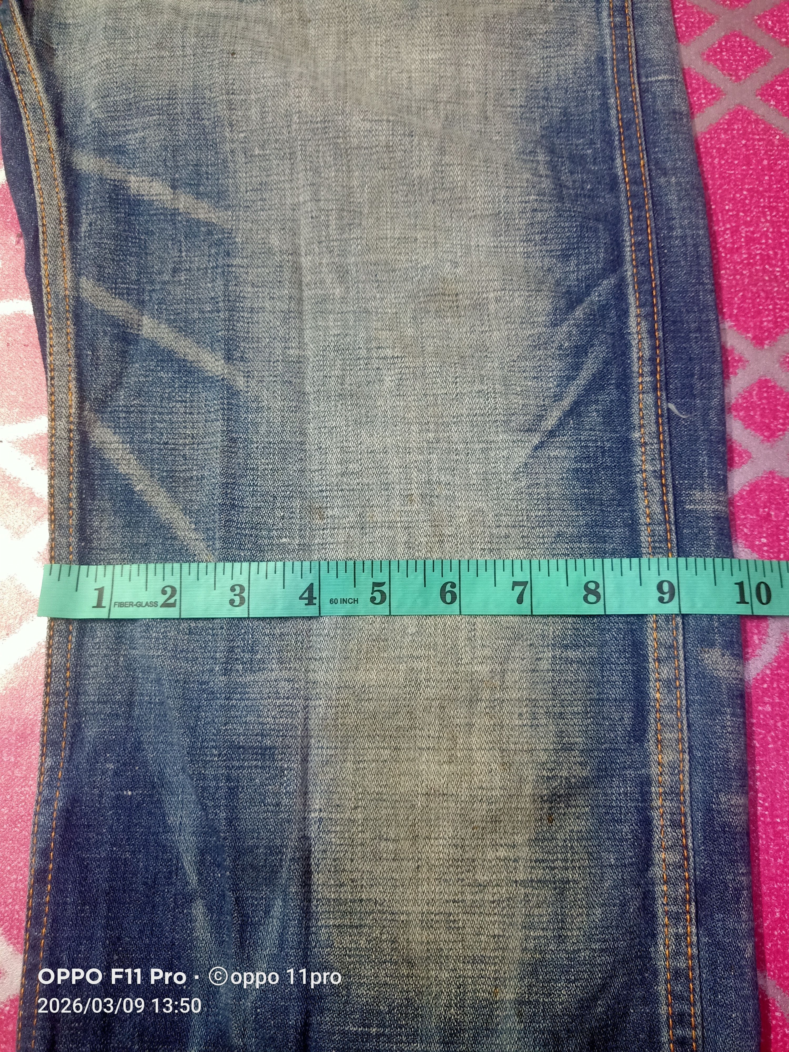 If Six Was Nine 💥Wrangler MudWash BuckleBack Denim 35X25💥 Size US 35 - 9 Thumbnail
