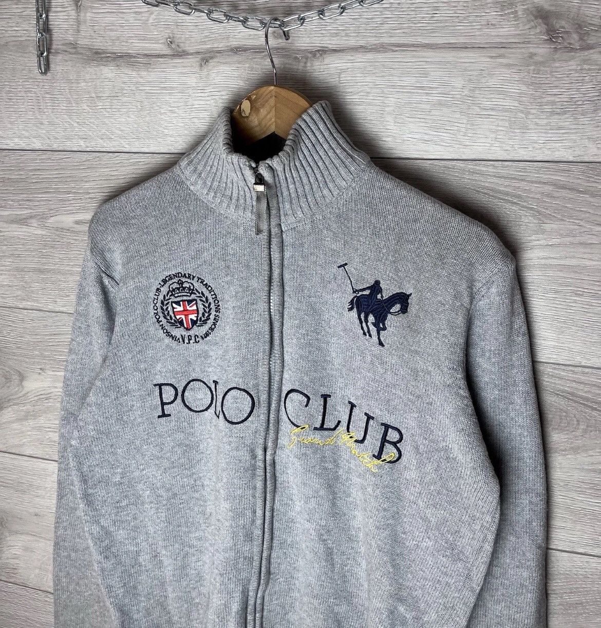 Polo Ralph Lauren Men fool zip Polo club size L vintage Y2K Size US L / EU 52-54 / 3 - 2 Thumbnail