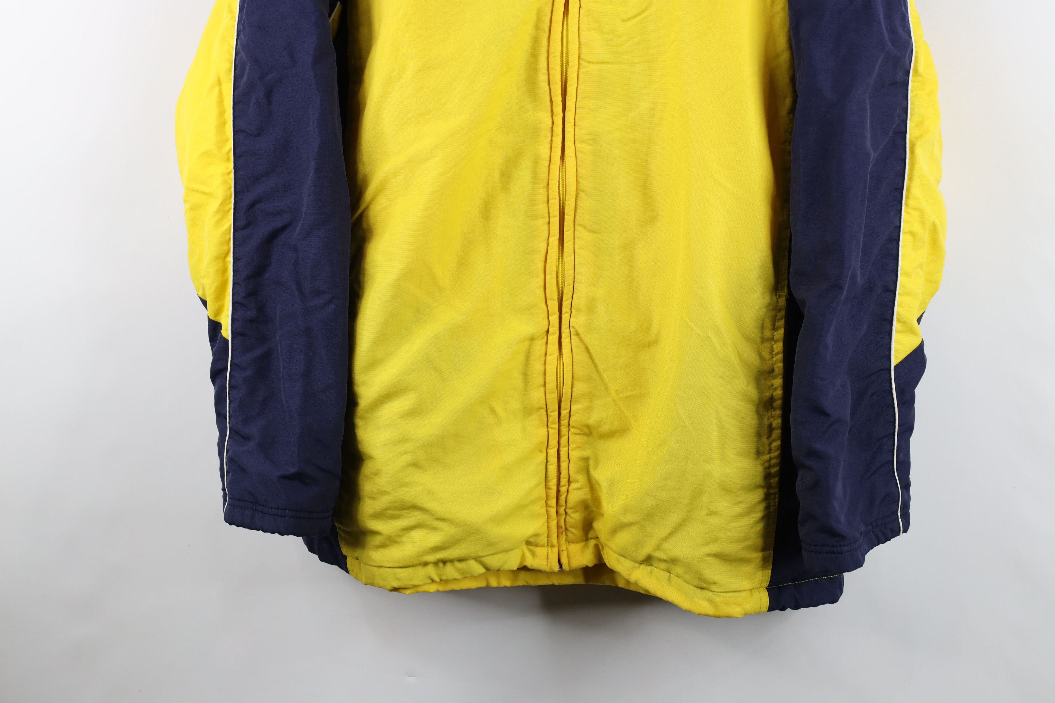 Vintage Vintage Fleece Lined University of Michigan Hooded Jacket Size US L / EU 52-54 / 3 - 3 Thumbnail