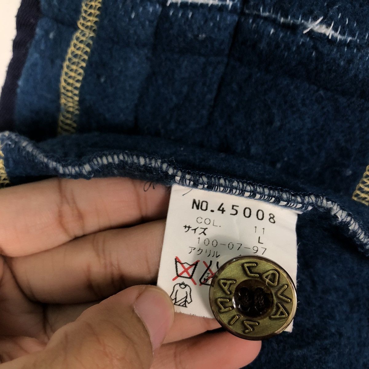 45rpm 🔥Vintage Wool Jacket Lupo Di Mare Sina Cova Button Size US L / EU 52-54 / 3 - 22 Thumbnail