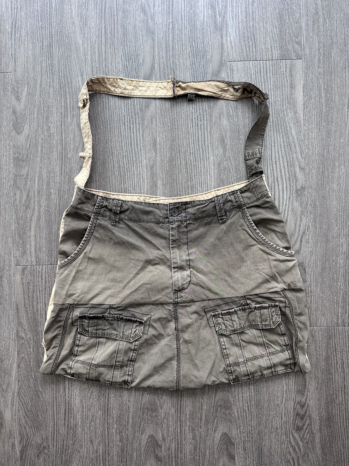 Handmade Custom Upcycled Cargo Pants and Tote Bag Set Size US 32 / EU 48 - 5 Thumbnail