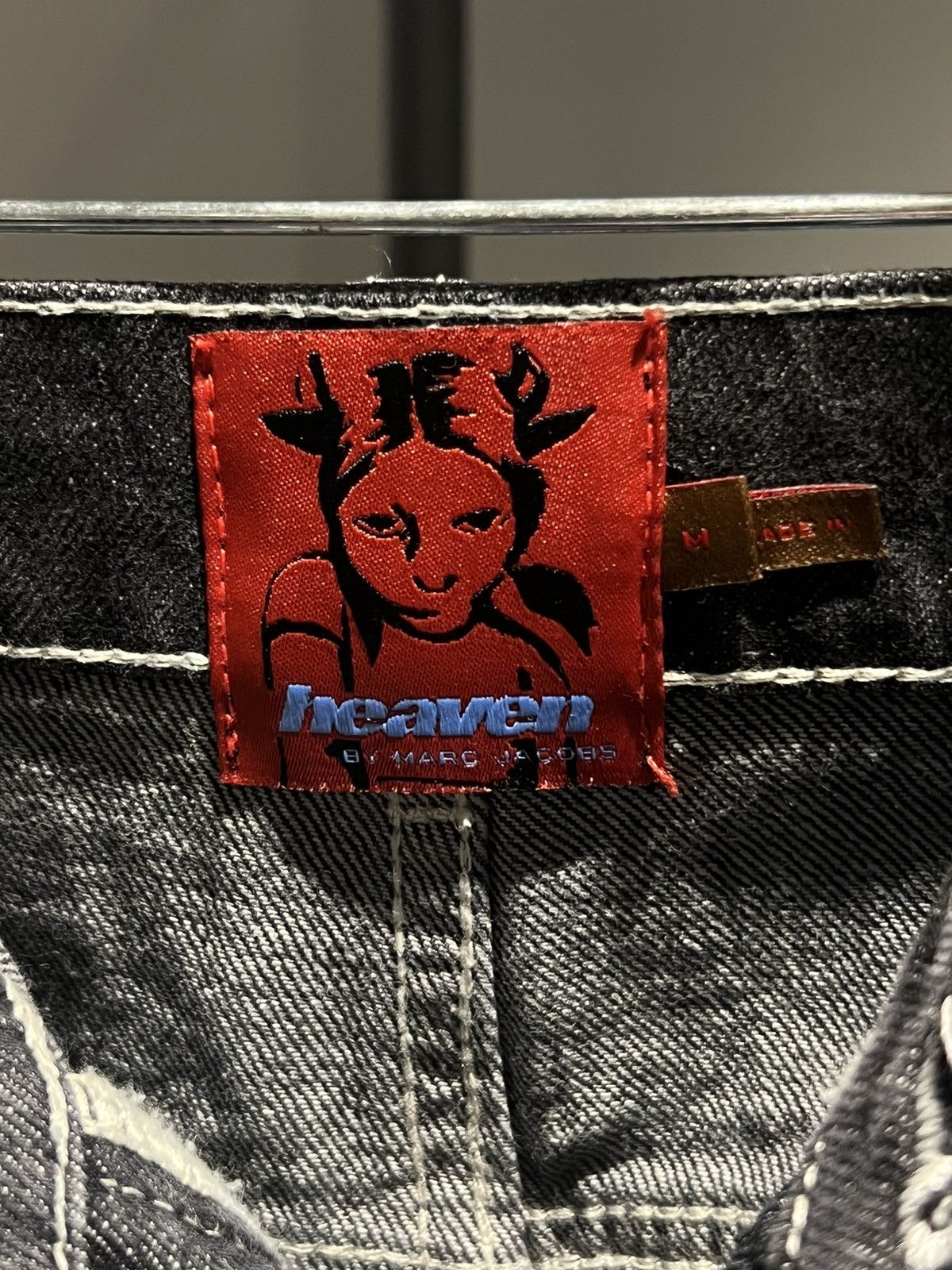 Heaven by Marc Jacobs × Marc Jacobs HEAVEN “CUFFED CARPENTER” DENIM SHORTS Size US 32 / EU 48 - 3 Thumbnail
