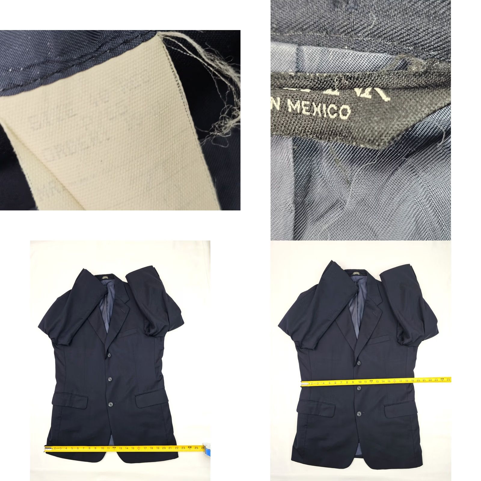 Jos. A. Bank JOS A BANK Signature Mitchell Blazer Solid Navy Blue 100% Wool 3-Button Men 40R Jacket Blazer - Navy Blue - 40R - Wool - Regular Fit - Business - Men Size 40R - 8 Thumbnail