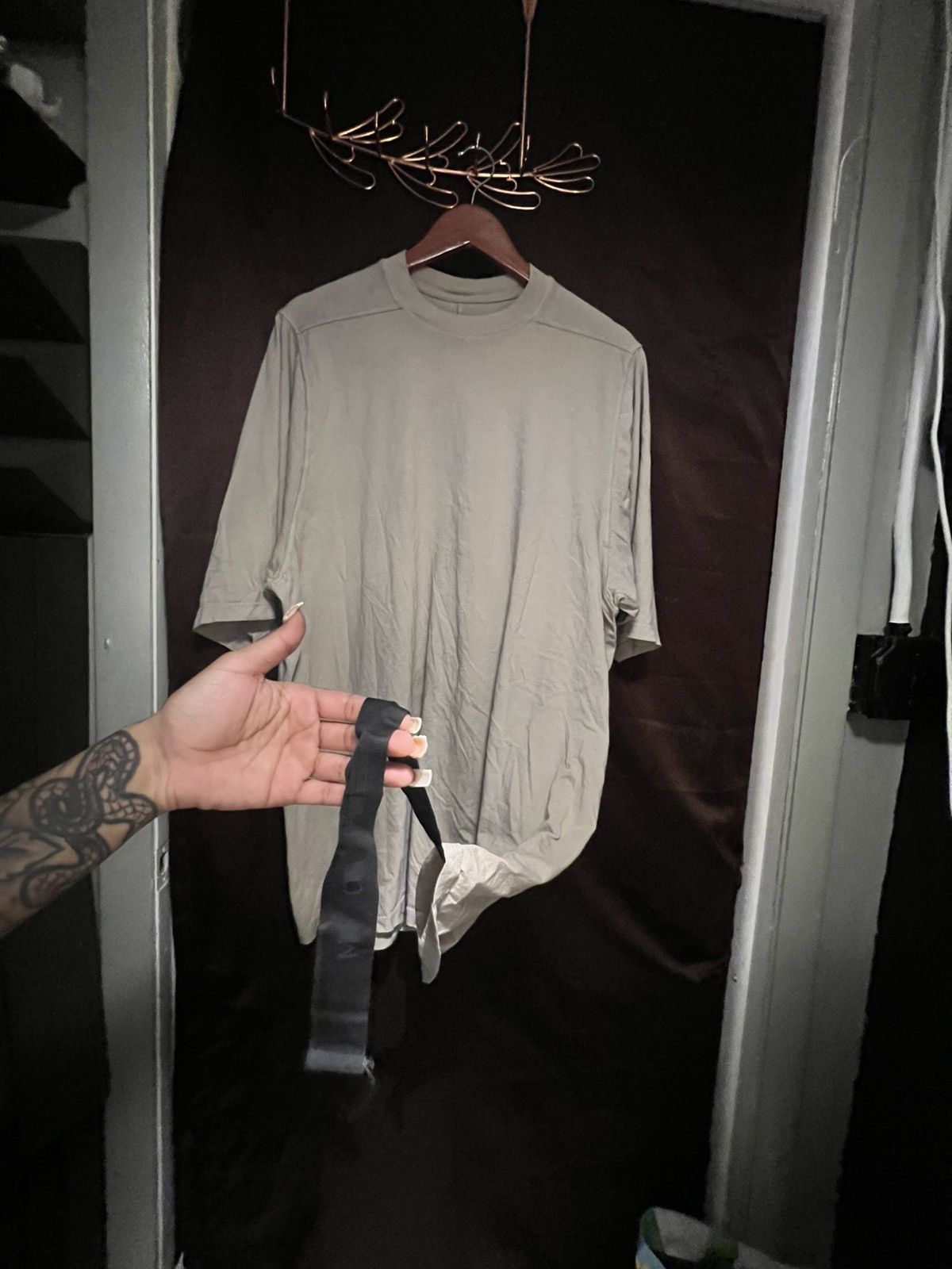 Rick Owens Beige Rick Owen’s Short sleeve T-Shirt Size US XS / EU 42 / 0 - 4 Thumbnail