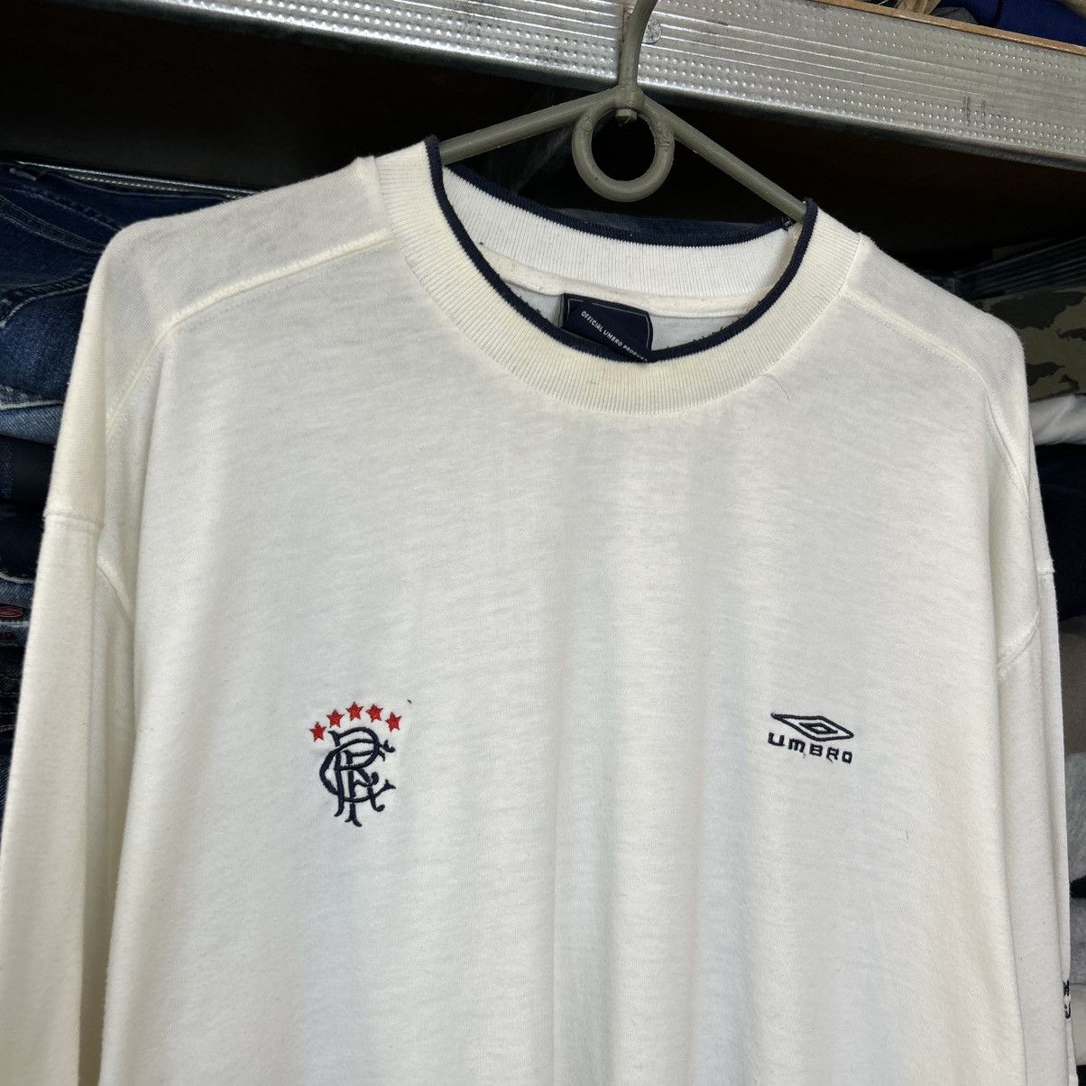 Umbro Vintage Umbro FC Rangers Small logo 2005 cotton soccer tee Size US XL / EU 56 / 4 - 2 Thumbnail