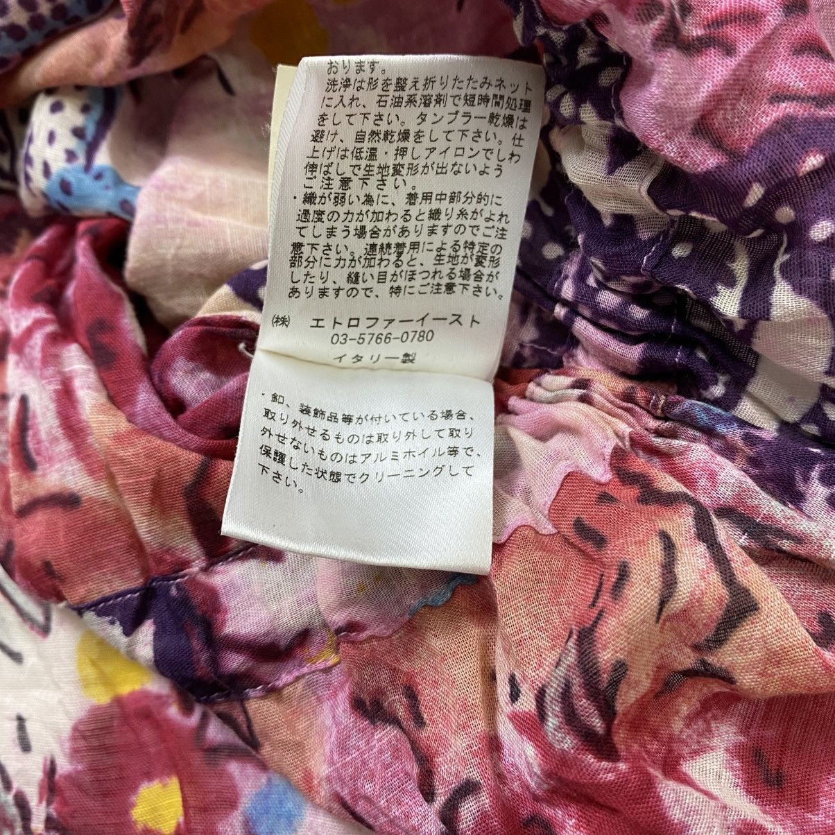 Etro × If Six Was Nine Y2K Etro flower pattern hippies style Size M / US 6-8 / IT 42-44 - 12 Thumbnail