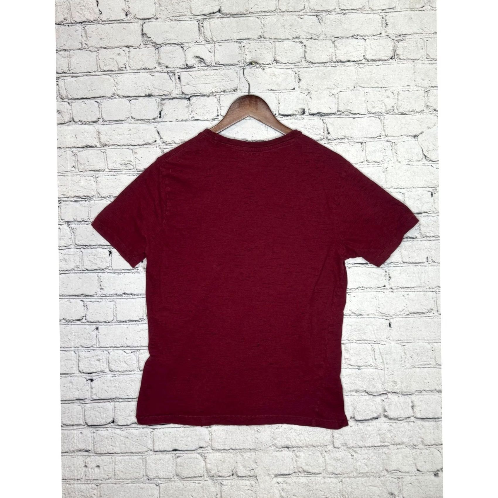 Aeropostale VINTAGE Aeropostale NYC 1987 Mens T-Shirt Burgundy Graphic Print Crew Neck Short Sleeve Regular Fit Large Size US L / EU 52-54 / 3 - 5 Thumbnail