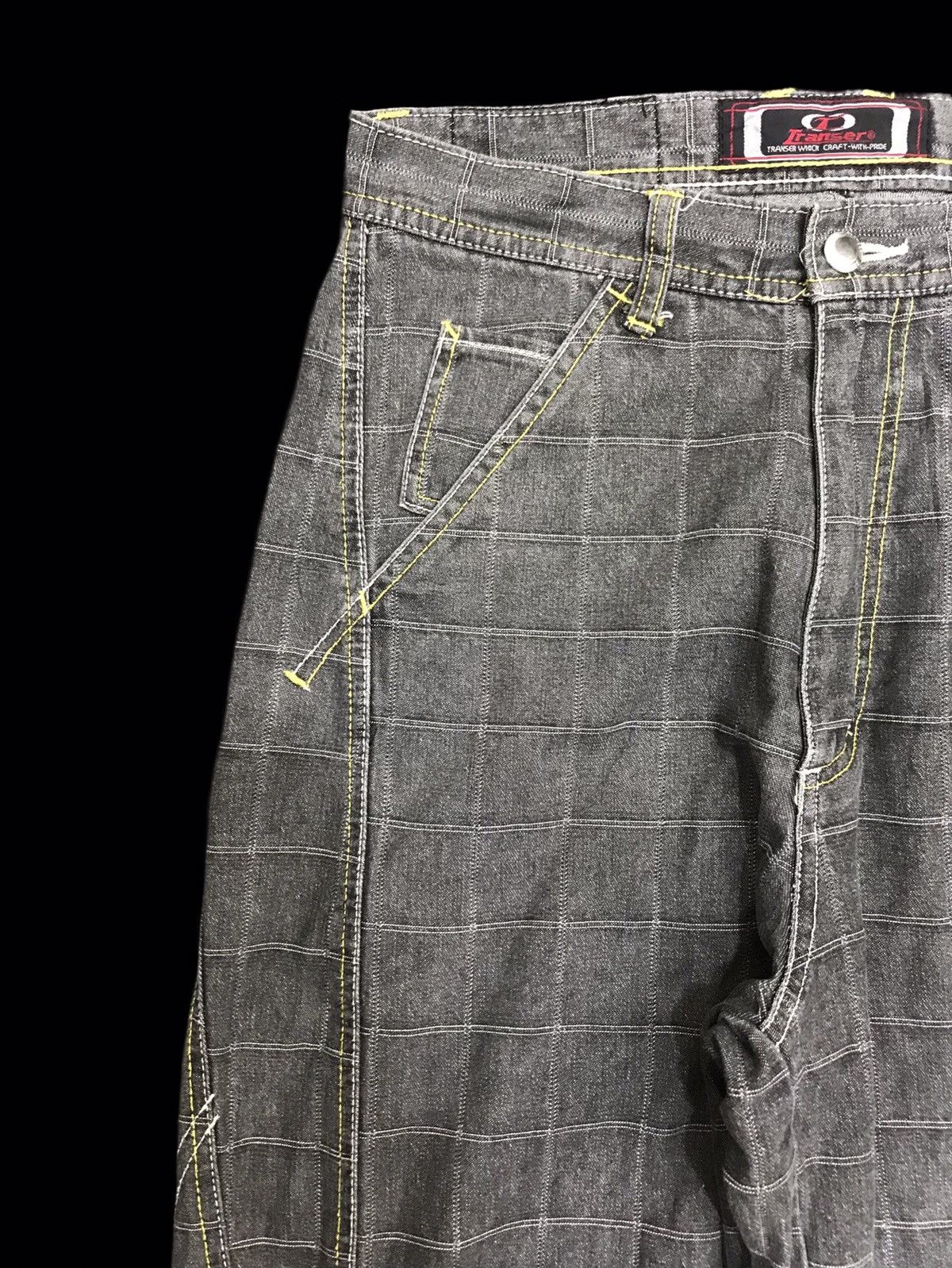 Japanese Brand 💥BAGGY💥VERY RARE TRANSER BAGGY MULTIPOCKETS PANT F354 Size US 29 - 5 Thumbnail