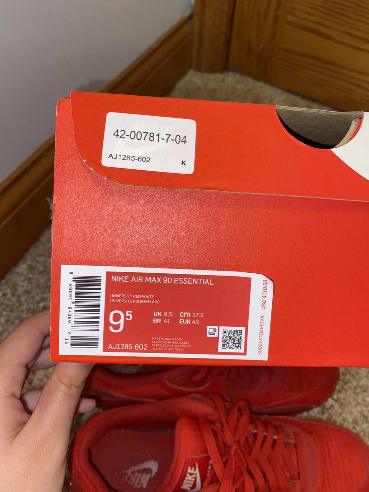 Nike Nike Air Max 90 Essential Size US 9.5 / EU 42-43 - 6 Thumbnail