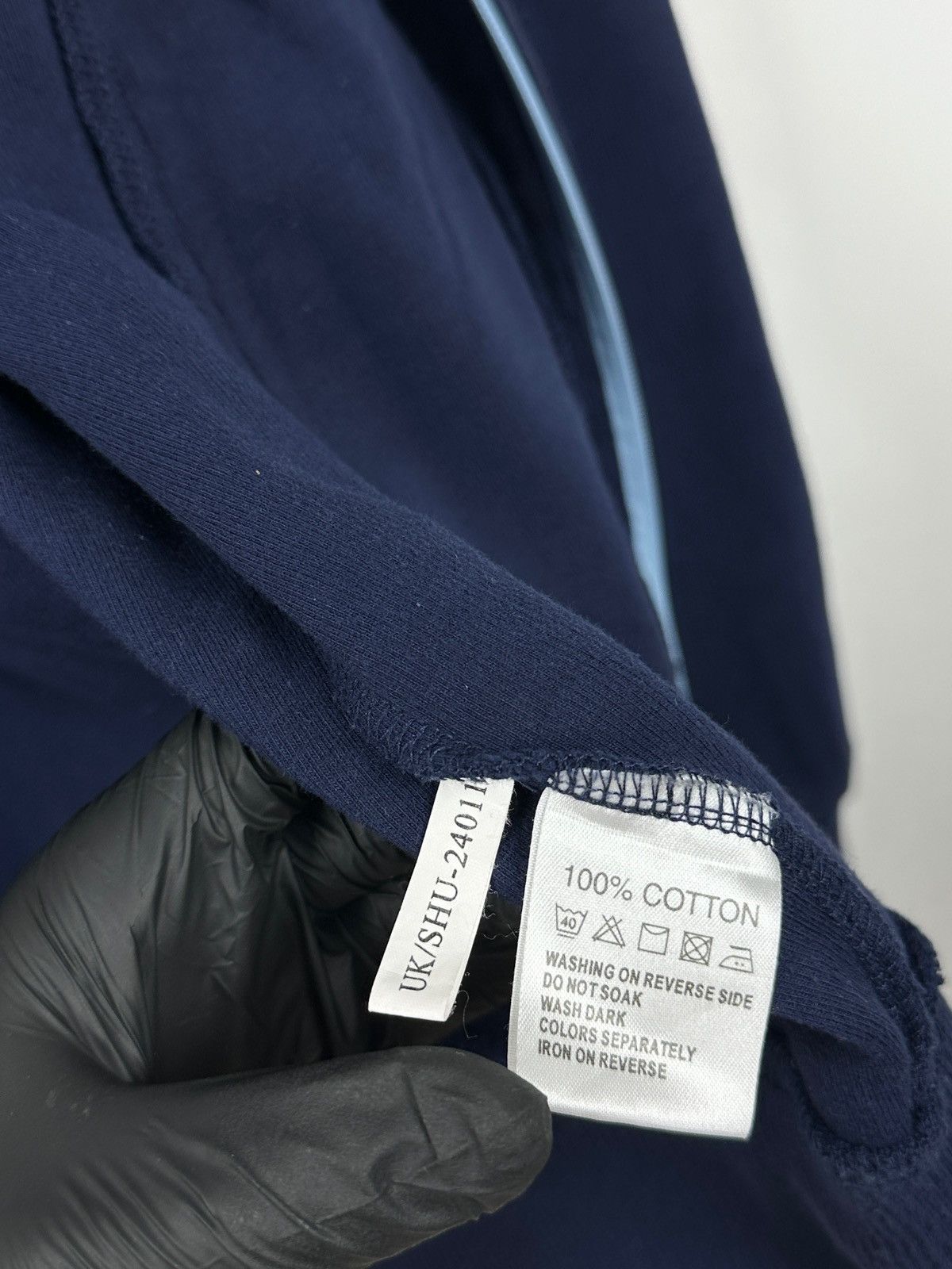 Yves Saint Laurent Vintage Yves Saint Laurent YSL Navy Blue Zip Up Hoodie Size US L / EU 52-54 / 3 - 20 Thumbnail