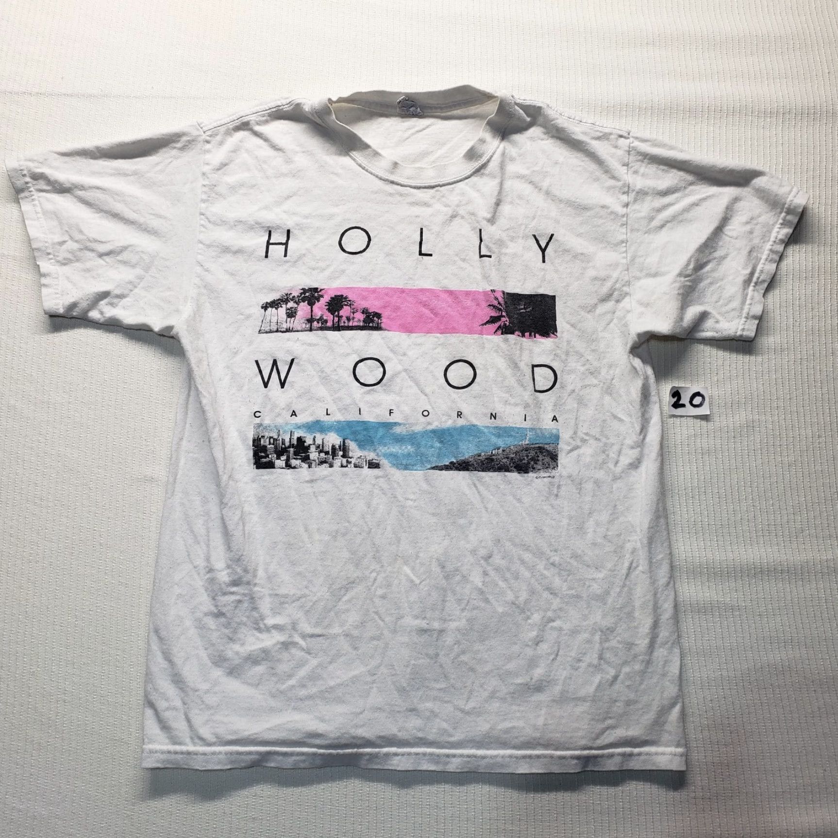 Vintage VINTAGE California Short Sleeve White T-Shirt Women Medium Size M / US 6-8 / IT 42-44 - 2 Thumbnail