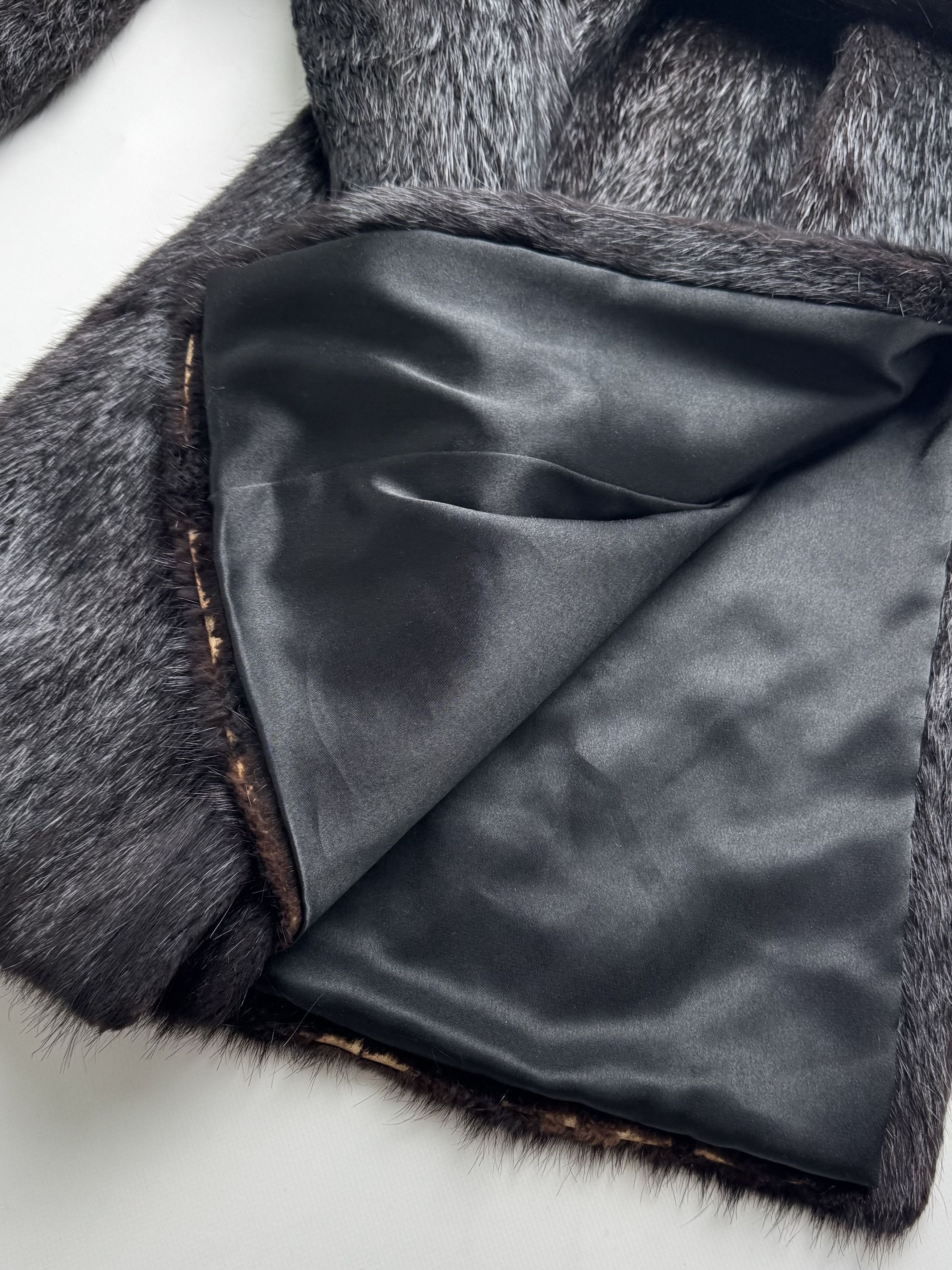 Vintage Vintage Long Real Fur Coat B8(V417)E2 Size L / US 10 / IT 46 - 17 Thumbnail
