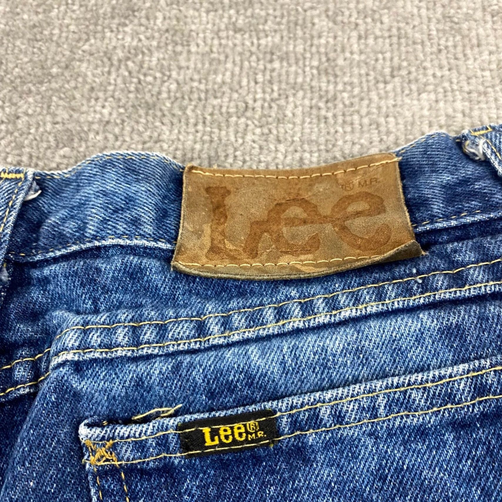 Lee VINTAGE Lee Rider Jeans Women’s Denim Pants 14 High Rise Bootcut Distressed 90s USA Size 36" / US 14 / IT 50 - 3 Thumbnail