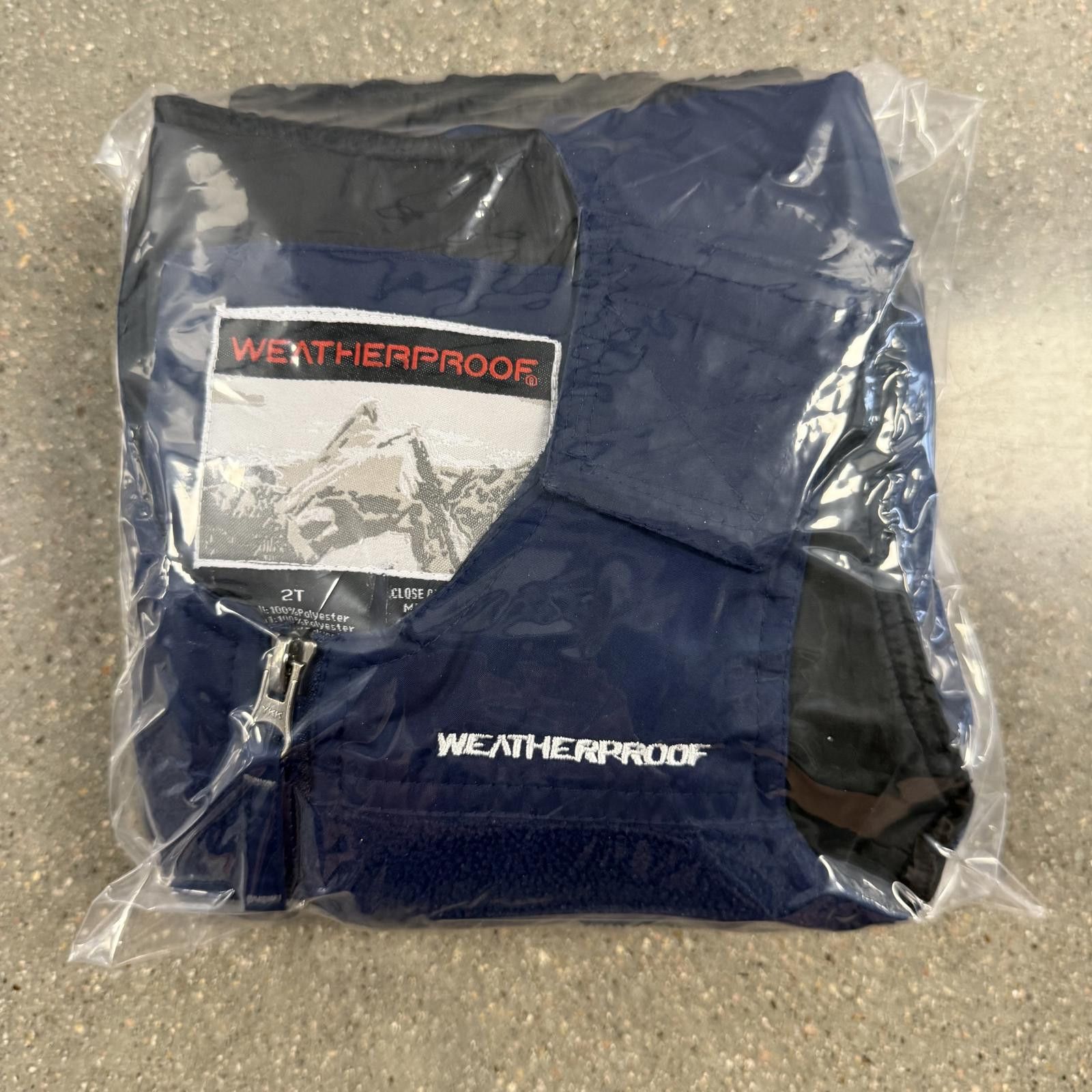 Weatherproof Kids WEATHERPROOF Insulated Snowsuit Warm Navy 2T Size US XXS / EU 40 - 12 Thumbnail