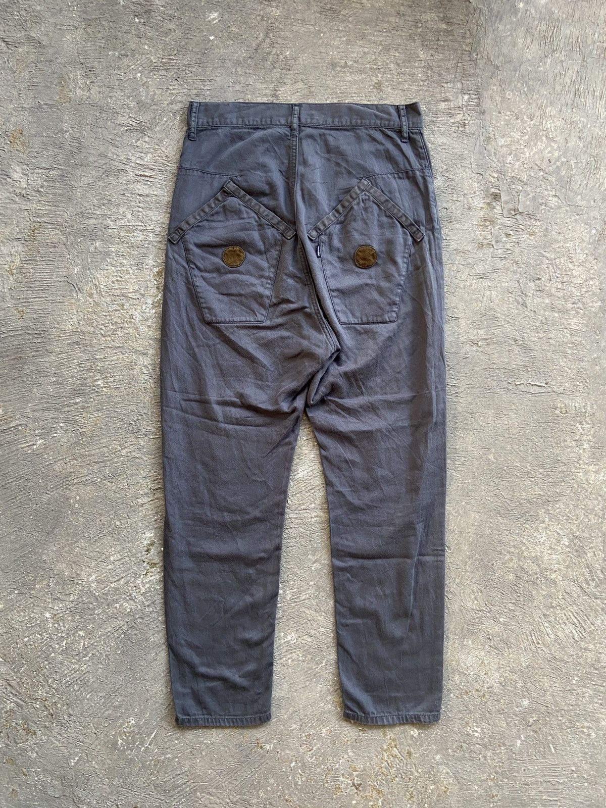 Ne-Net 2000s Ne-Ner by Issey Miyake - Patchwork High Waist Pants Size US 29 - 10 Thumbnail