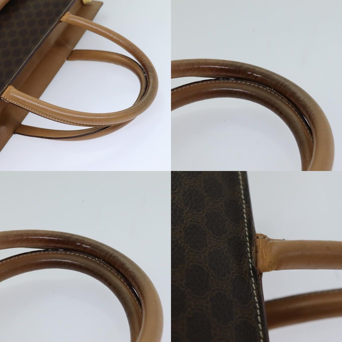 Celine CELINE Macadam Canvas Tote Bag Pvc Brown Size ONE SIZE - 11 Thumbnail